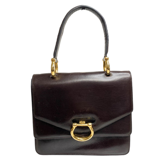 CELINE Vintage Top Handle Leather Handbag, in , Sold by HIVE PRELOVED - Handle Bags, ,