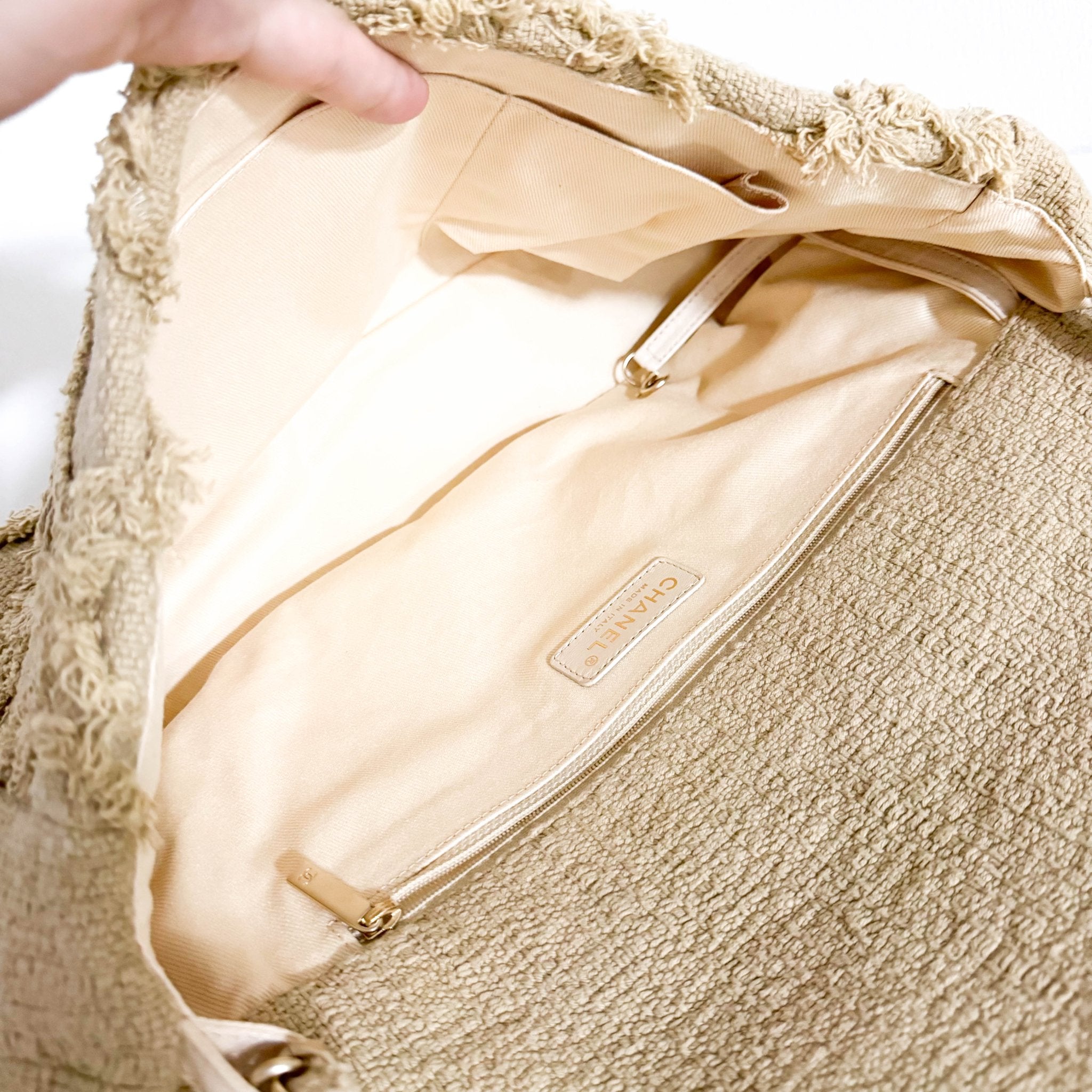 CHANEL 2009 Large Crochet Flap Shoulder Bag, in , Sold by HIVE PRELOVED - Shoulder Bags, ,