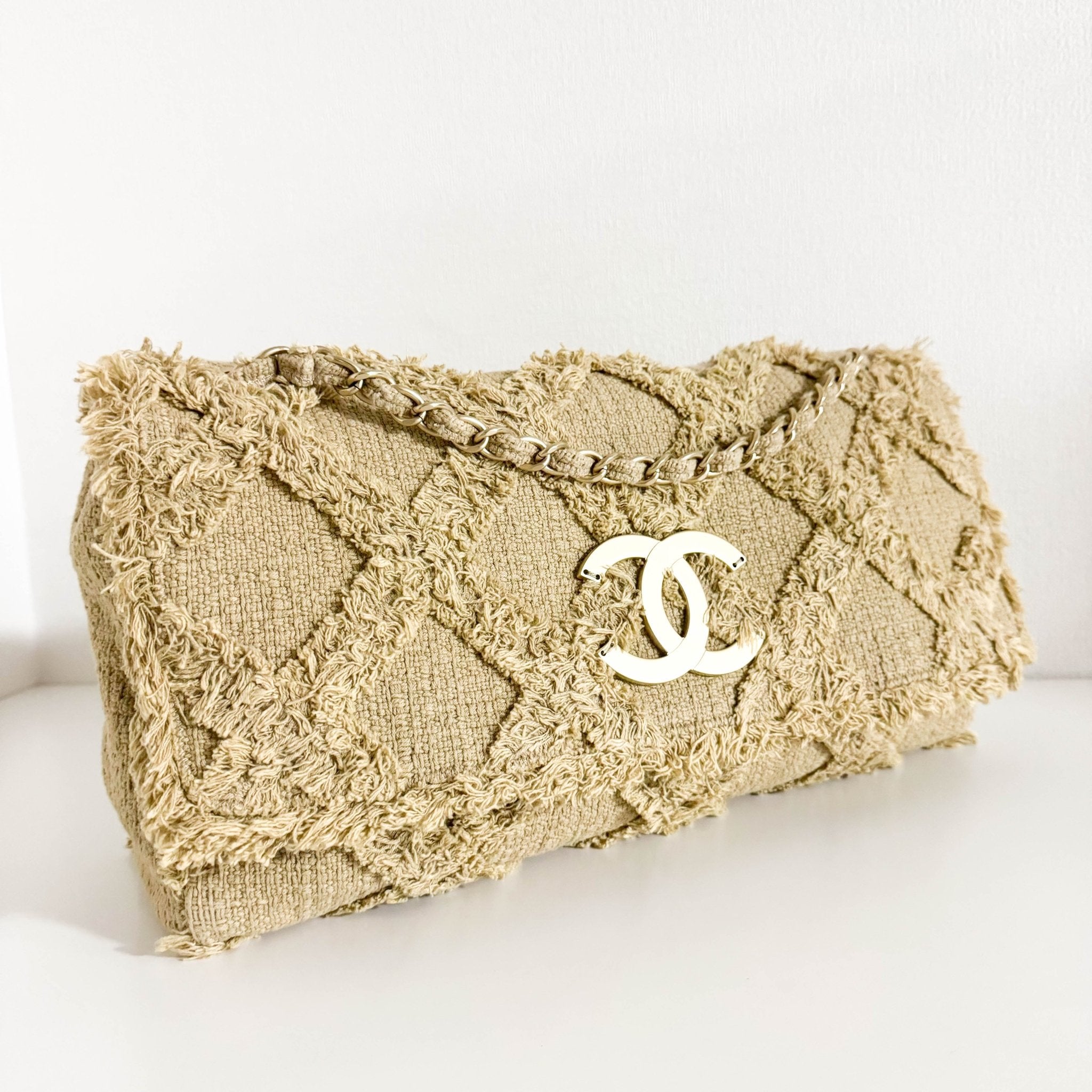 CHANEL 2009 Large Crochet Flap Shoulder Bag, in , Sold by HIVE PRELOVED - Shoulder Bags, ,