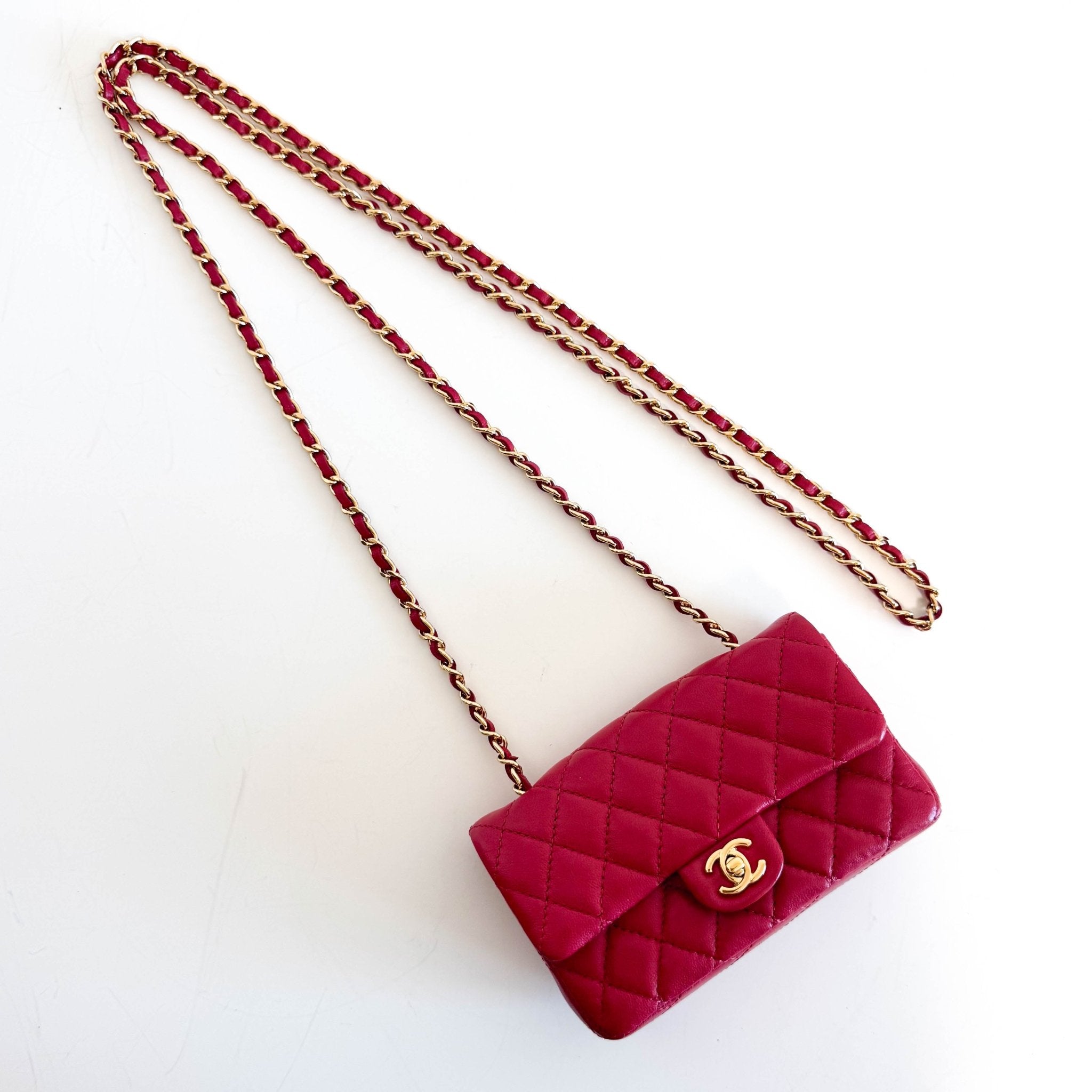 CHANEL 2020 Limited Edition Success Story Set of 4 Minis Bags Pink Red, in Sold by HIVE PRELOVED Mini bags, Shoulder Bag
