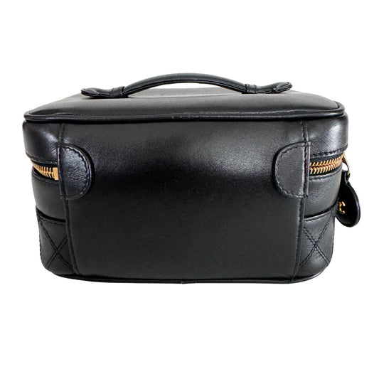 CHANEL Bicolore Vanity Cosmetic Case Black, in , Sold by HIVE PRELOVED - Handle Bags, ,
