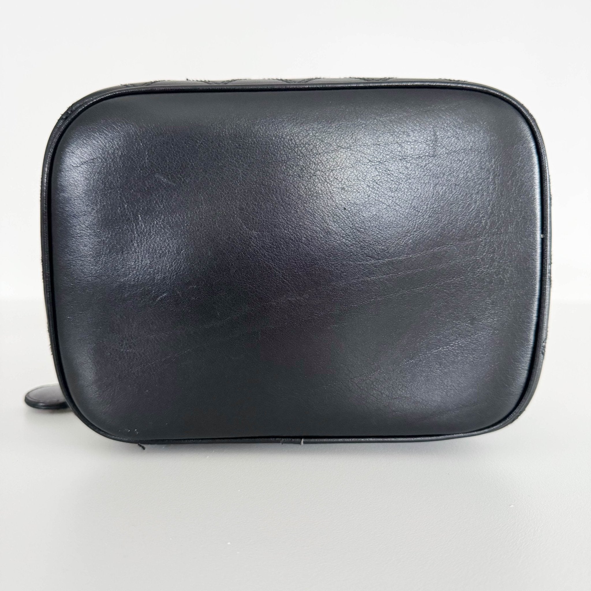 CHANEL Bicolore Vanity Cosmetic Case Black, in , Sold by HIVE PRELOVED - Handle Bags, ,