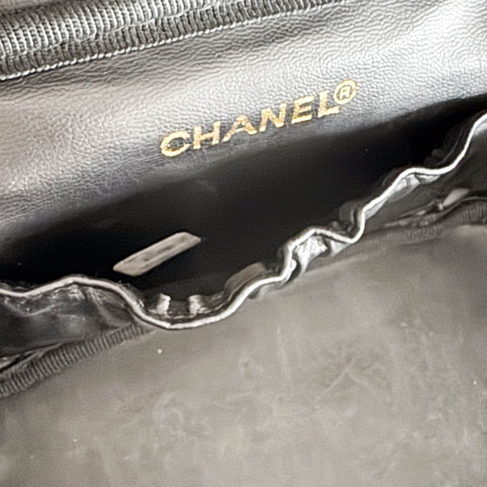 CHANEL Bicolore Vanity Cosmetic Case Black, in , Sold by HIVE PRELOVED - Handle Bags, ,