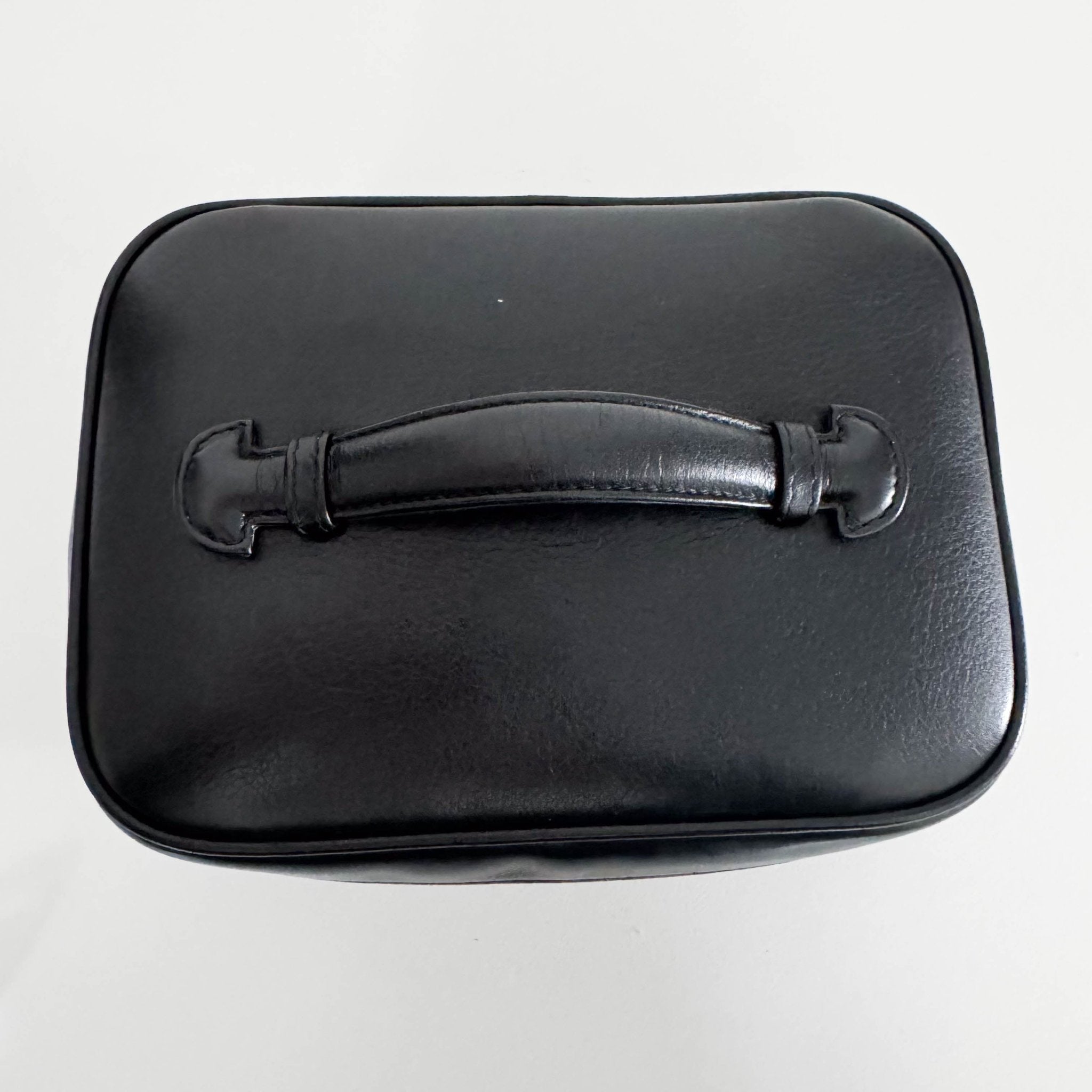 CHANEL Bicolore Vanity Cosmetic Case Black, in , Sold by HIVE PRELOVED - Handle Bags, ,