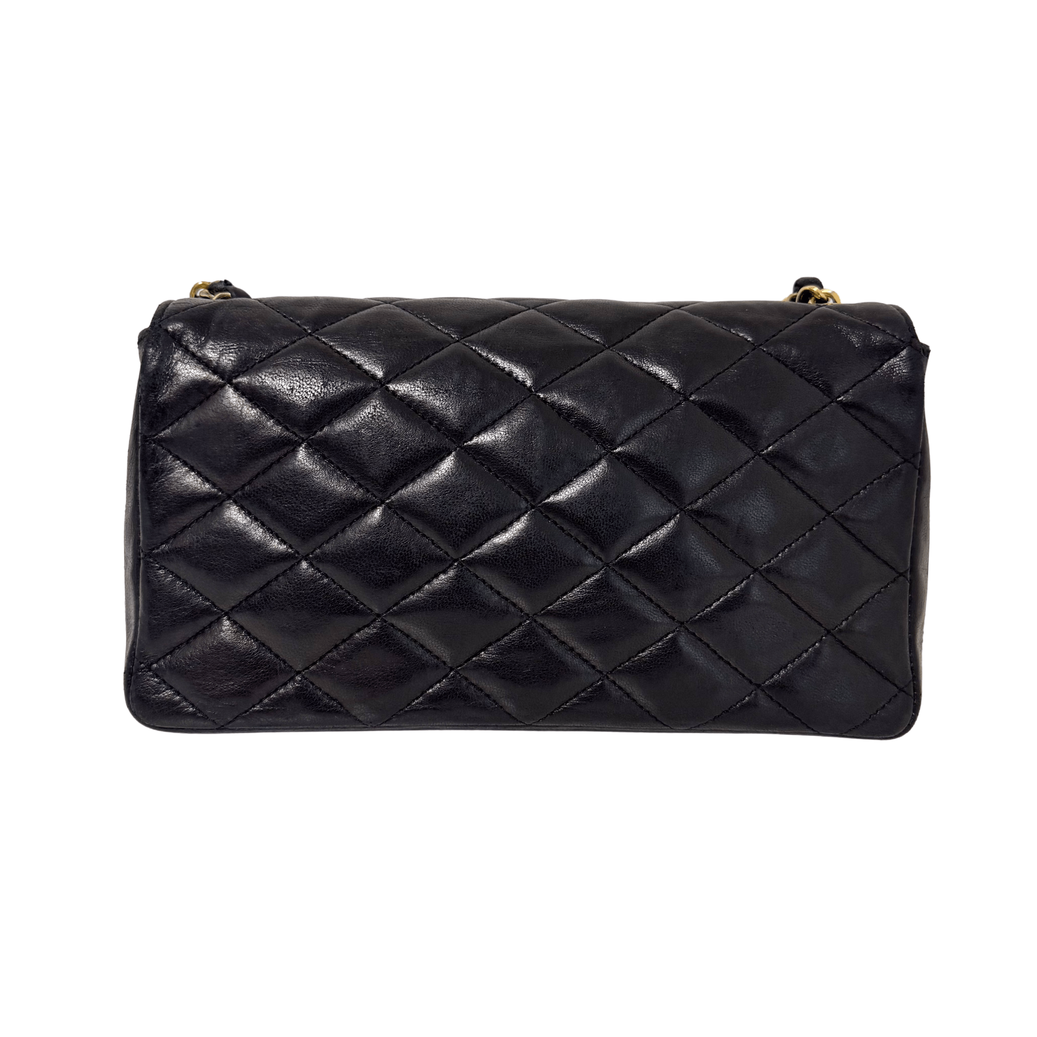 CHANEL Black Lambskin Leather Chain Crossbody Bag, in , Sold by HIVE PRELOVED - Crossbody bags, ,