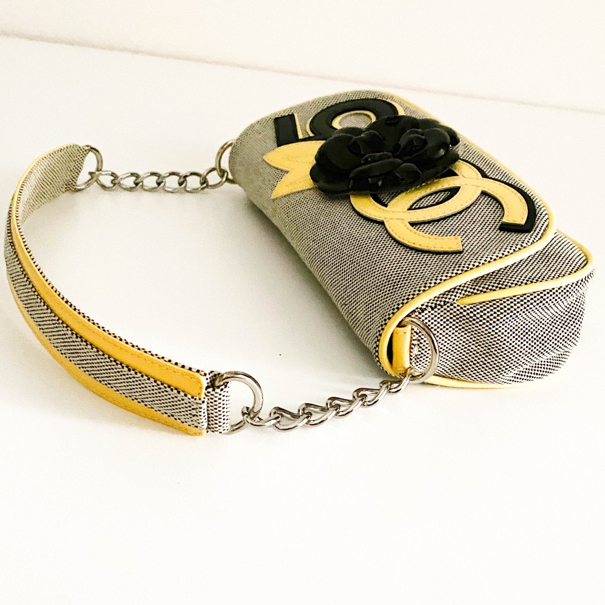 CHANEL Camellia CC No. 5 Canvas / Patent Shoulder Bag, in , Sold by HIVE PRELOVED - Shoulder Bags, ,