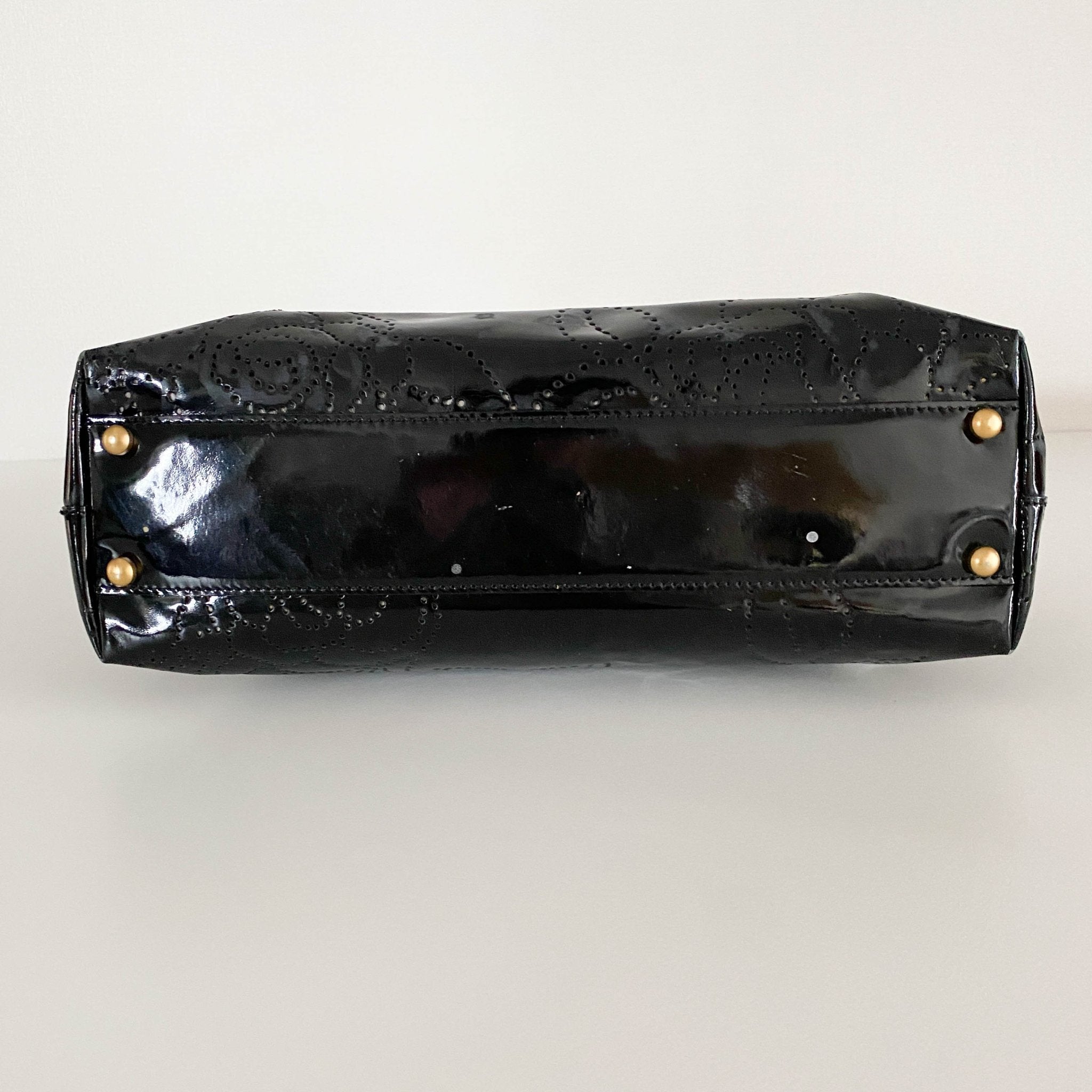 CHANEL Camellia Patent Leather Black Tote Bag, in , Sold by HIVE PRELOVED - Totes, ,