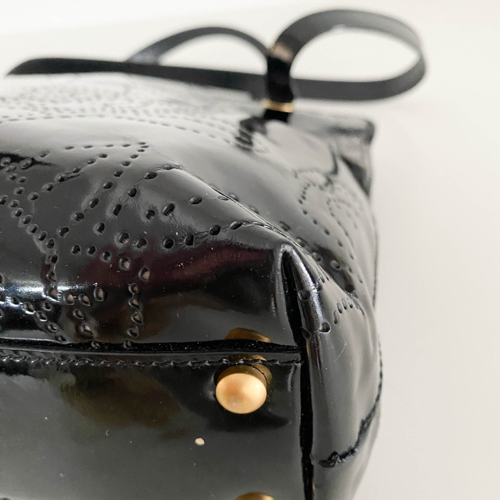 CHANEL Camellia Patent Leather Black Tote Bag, in , Sold by HIVE PRELOVED - Totes, ,