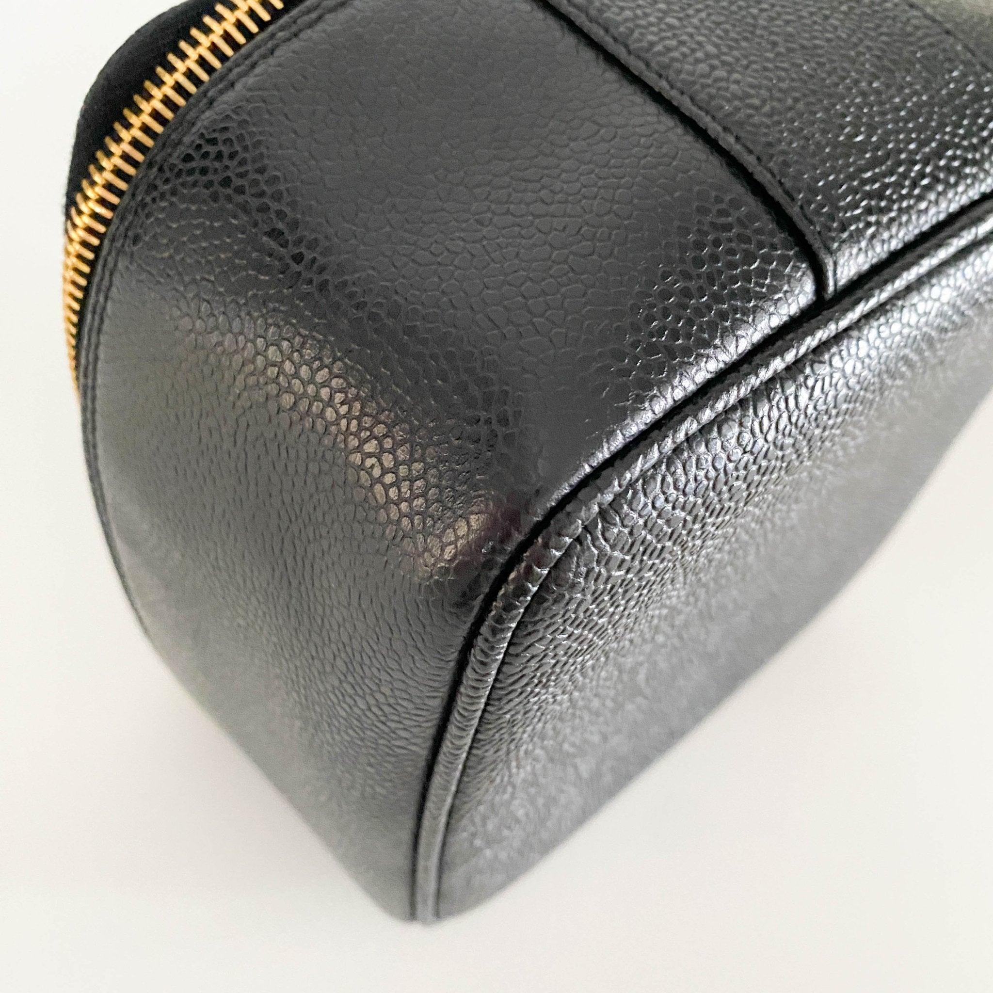 CHANEL Caviar CC Vanity Cosmetic Case Black, in , Sold by HIVE PRELOVED - Handle Bags, ,