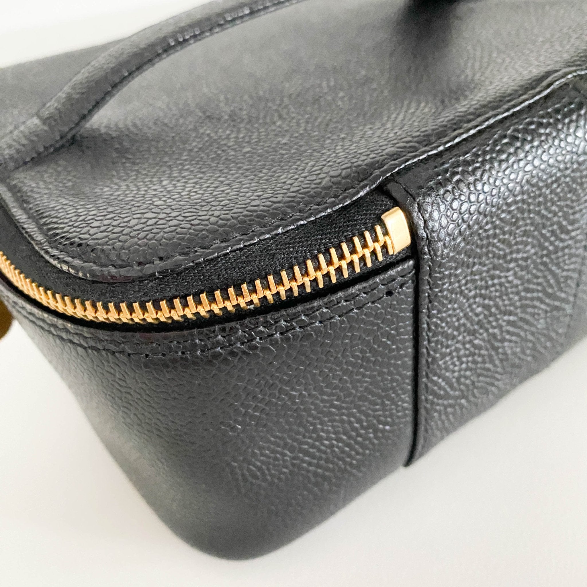 CHANEL Caviar CC Vanity Cosmetic Case Black, in , Sold by HIVE PRELOVED - Handle Bags, ,
