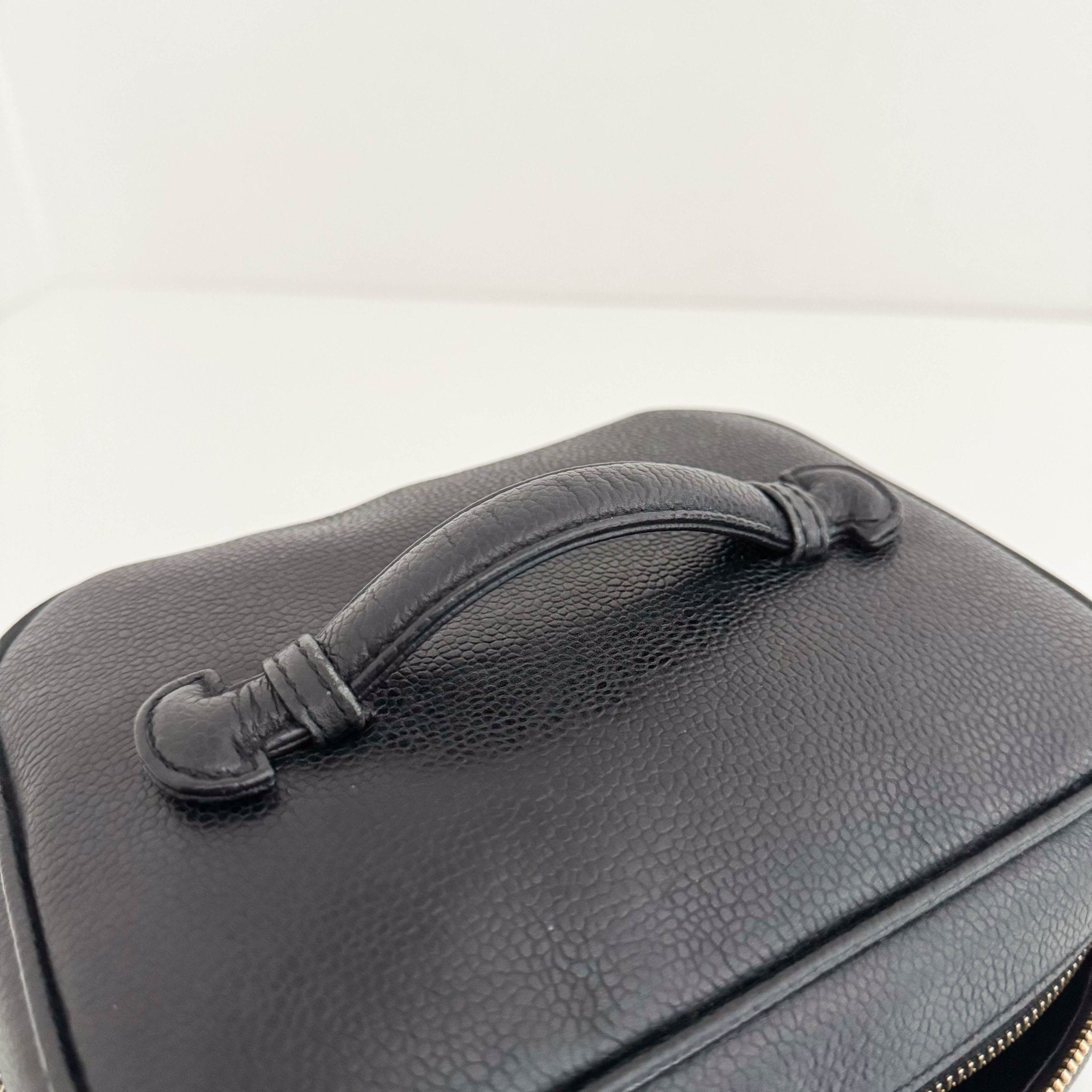CHANEL Caviar CC Vanity Cosmetic Case Black, in , Sold by HIVE PRELOVED - Handle Bags, ,