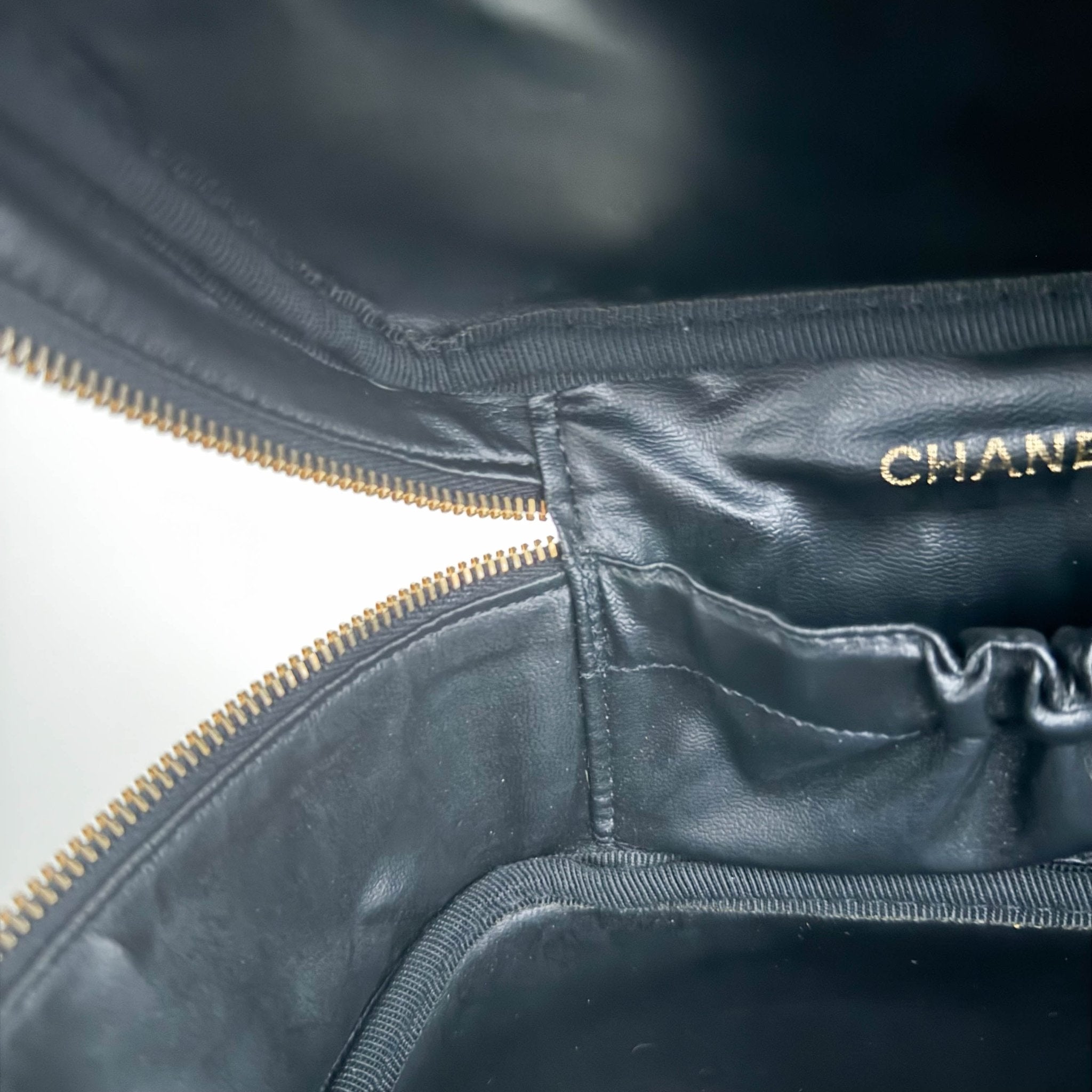 CHANEL Caviar CC Vanity Cosmetic Case Black, in , Sold by HIVE PRELOVED - Handle Bags, ,