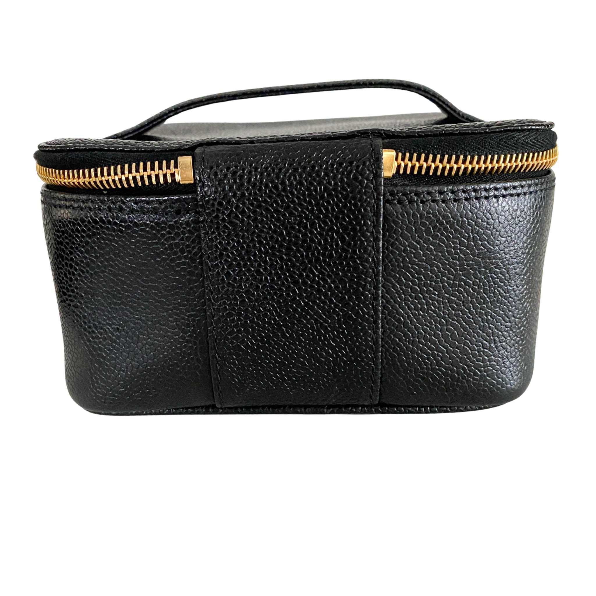 CHANEL Caviar CC Vanity Cosmetic Case Black, in , Sold by HIVE PRELOVED - Handle Bags, ,