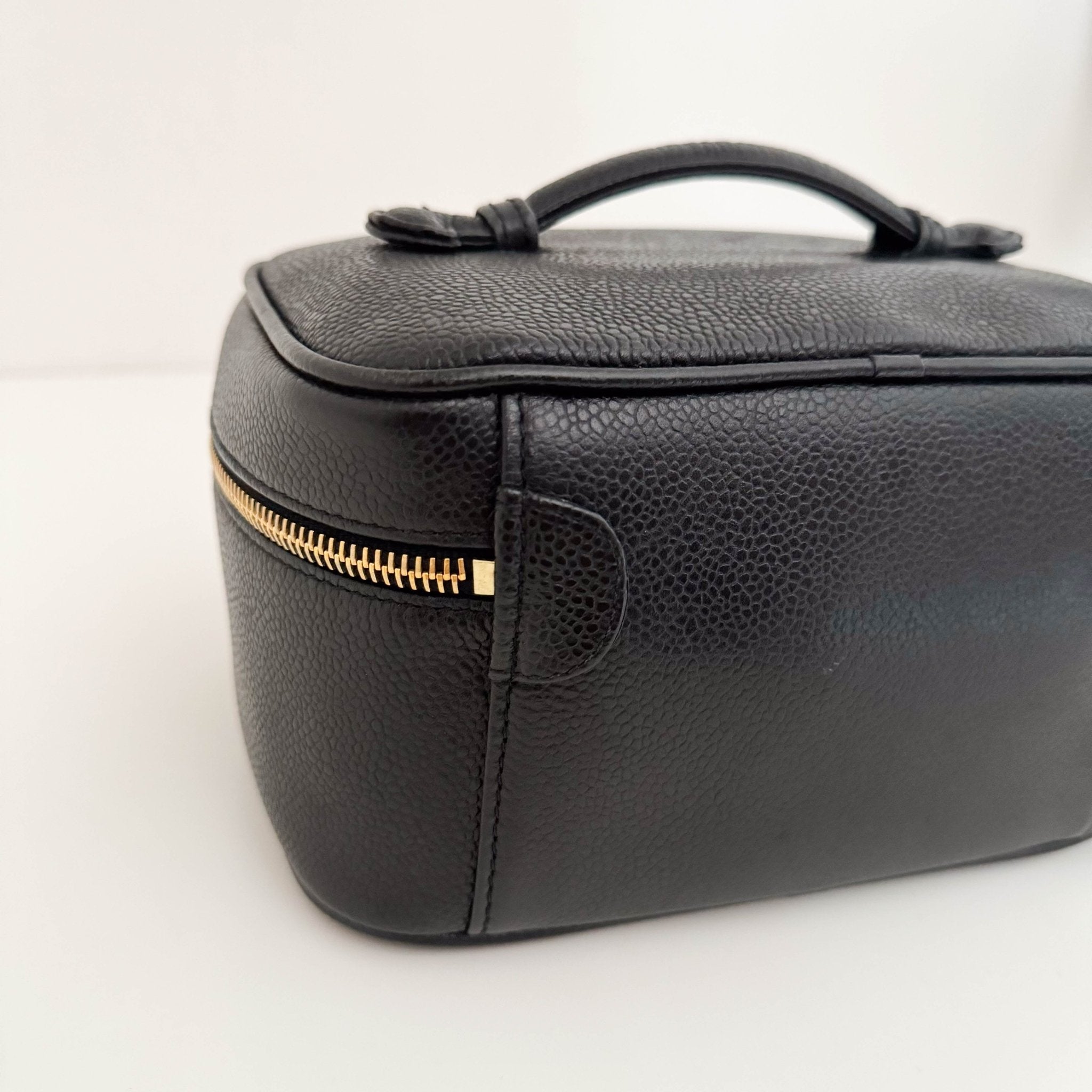 CHANEL Caviar CC Vanity Cosmetic Case Black, in , Sold by HIVE PRELOVED - Handle Bags, ,