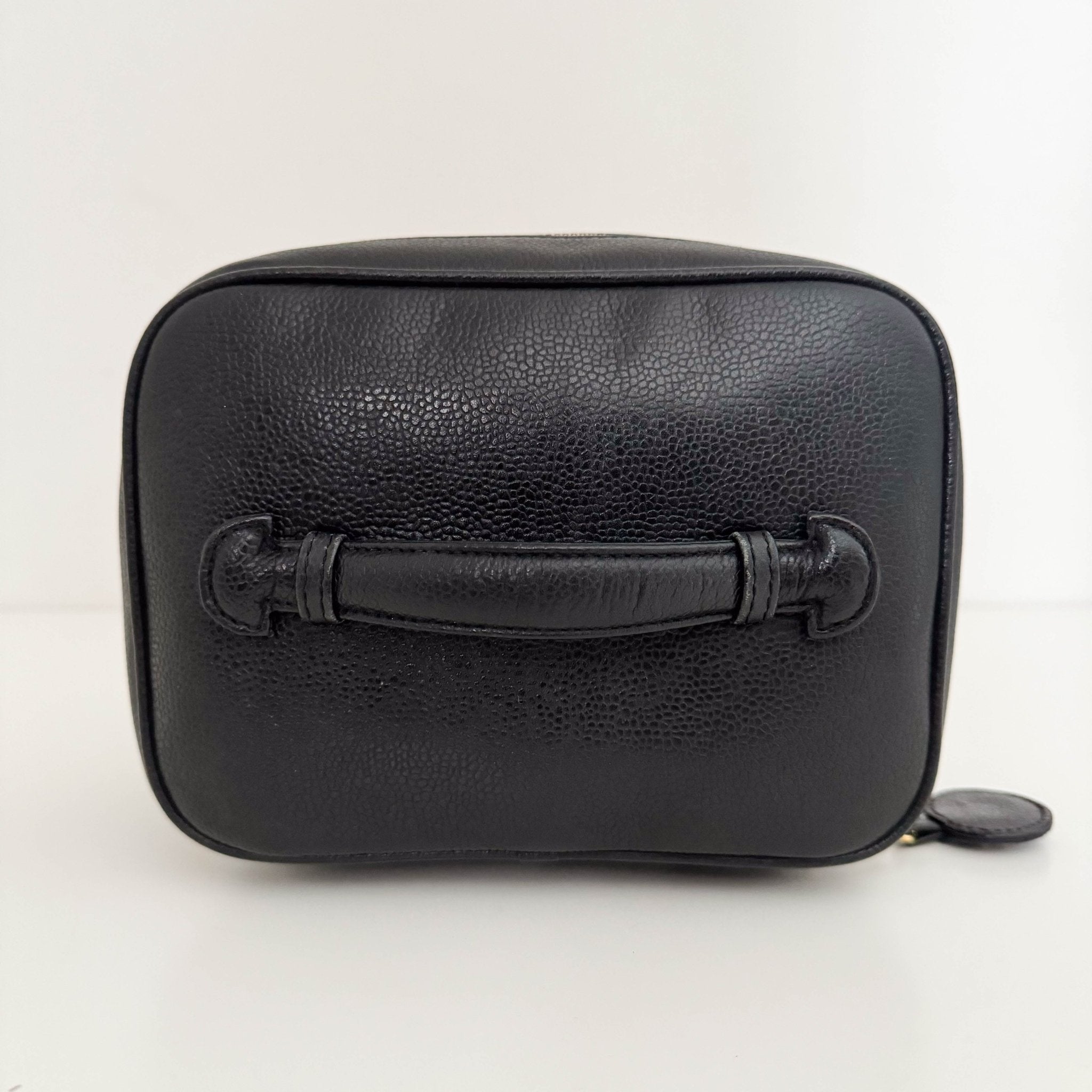 CHANEL Caviar CC Vanity Cosmetic Case Black, in , Sold by HIVE PRELOVED - Handle Bags, ,