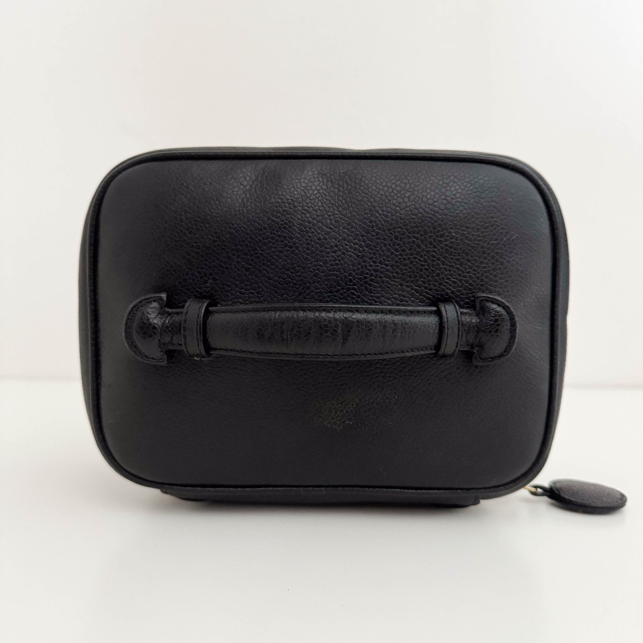 CHANEL Caviar CC Vanity Cosmetic Case Black, in , Sold by HIVE PRELOVED - Handle Bags, ,