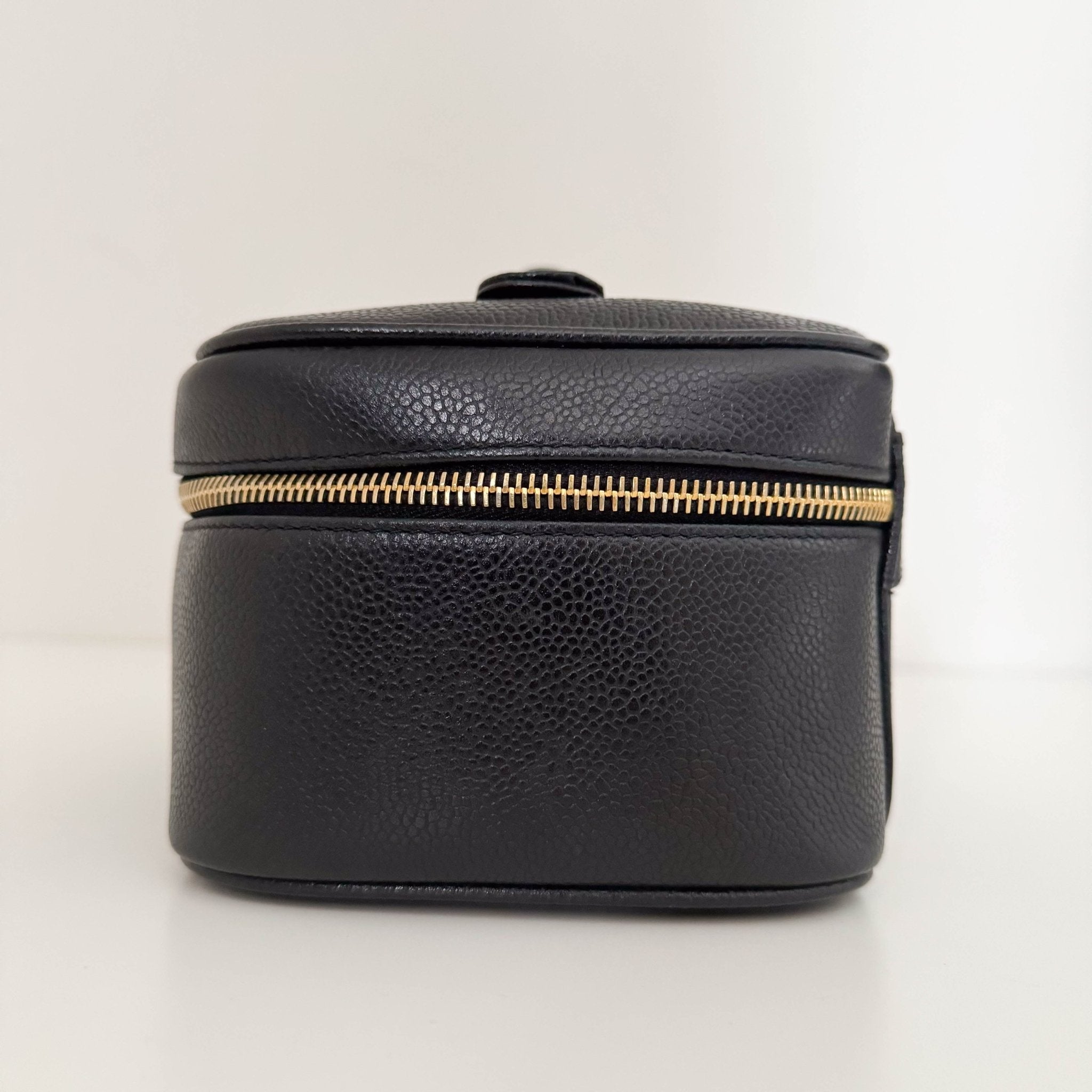 CHANEL Caviar CC Vanity Cosmetic Case Black, in , Sold by HIVE PRELOVED - Handle Bags, ,
