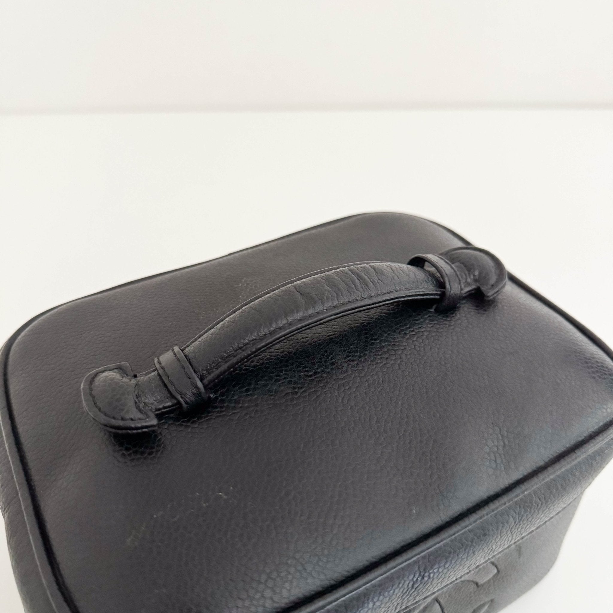 CHANEL Caviar CC Vanity Cosmetic Case Black, in , Sold by HIVE PRELOVED - Handle Bags, ,