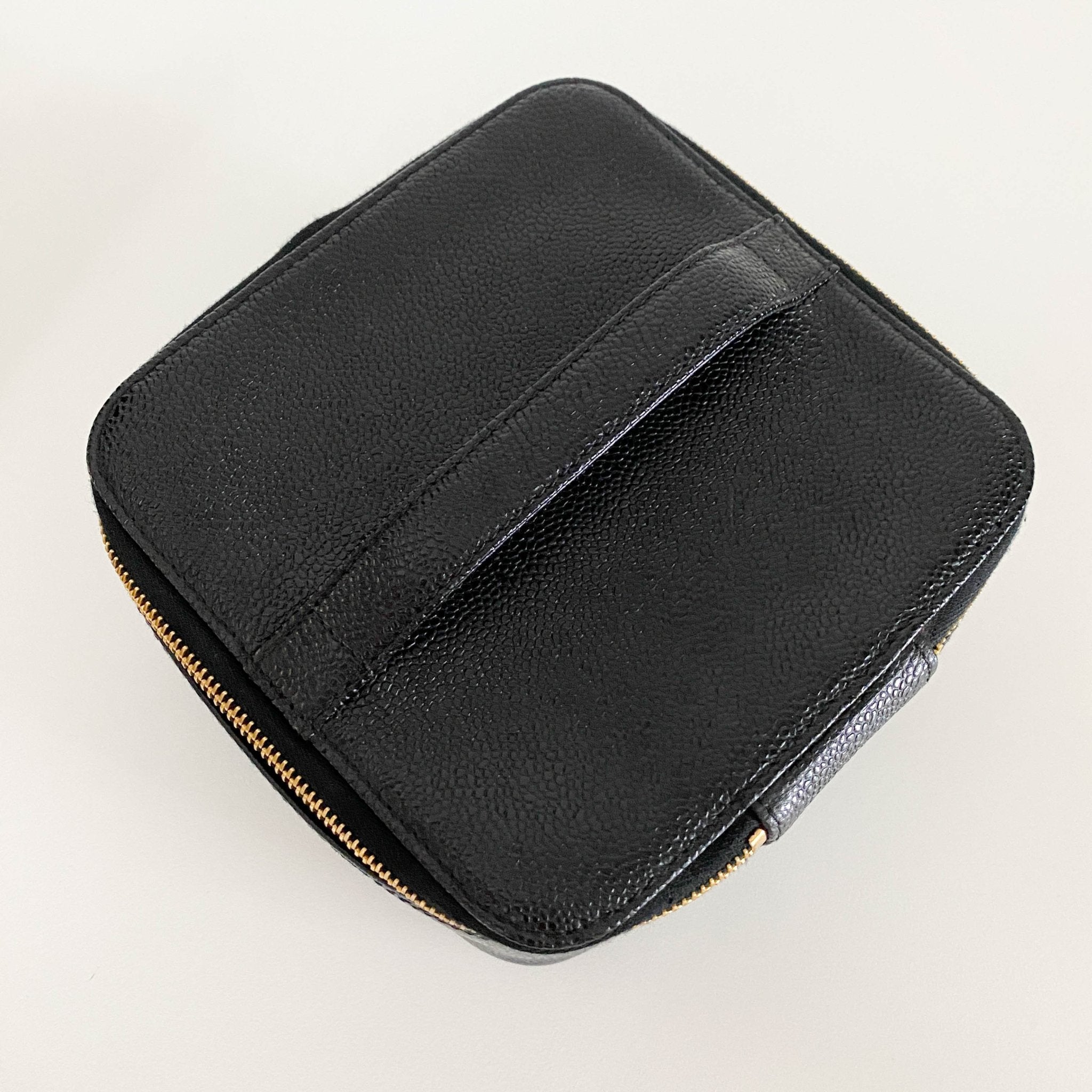 CHANEL Caviar CC Vanity Cosmetic Case Black, in , Sold by HIVE PRELOVED - Handle Bags, ,