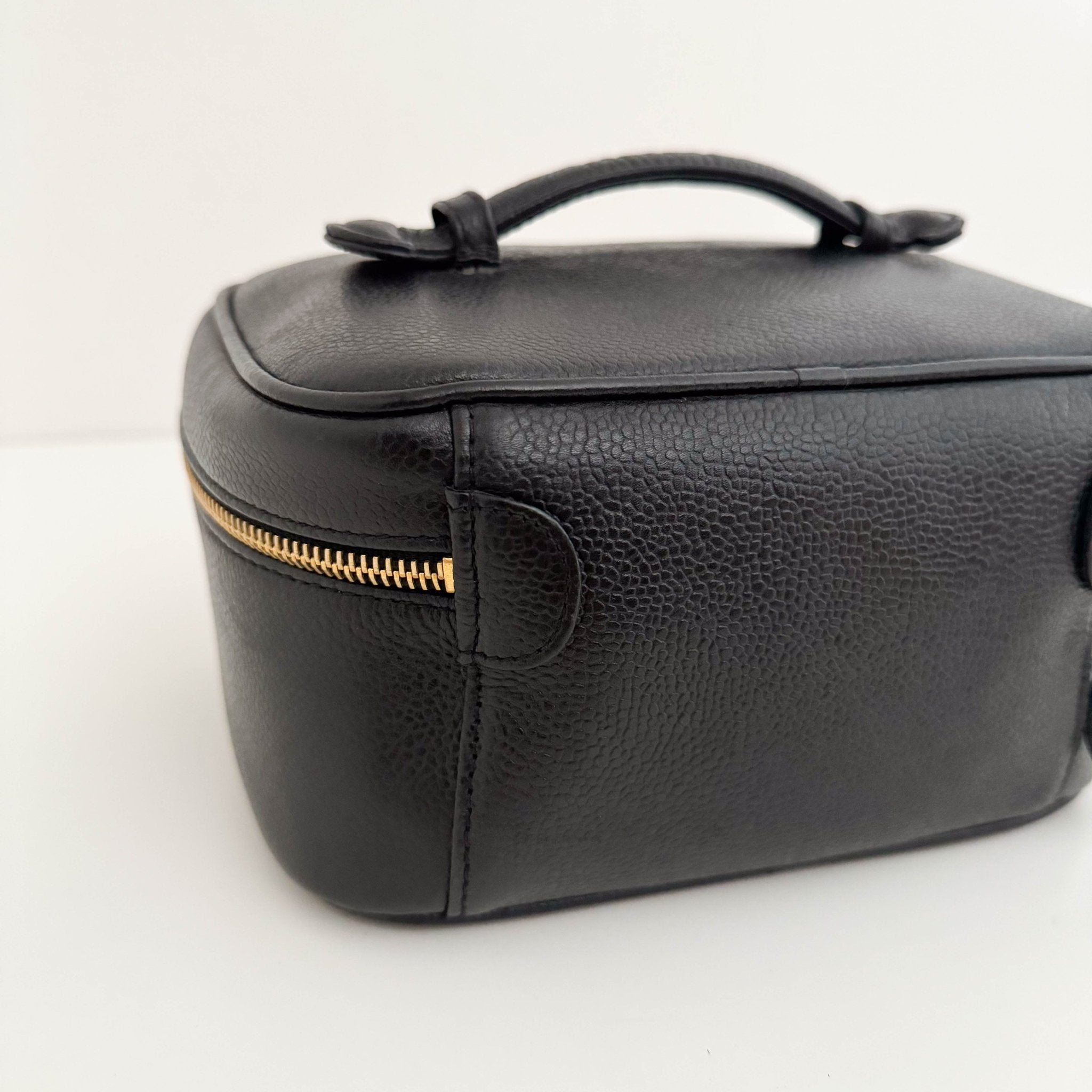 CHANEL Caviar CC Vanity Cosmetic Case Black, in , Sold by HIVE PRELOVED - Handle Bags, ,