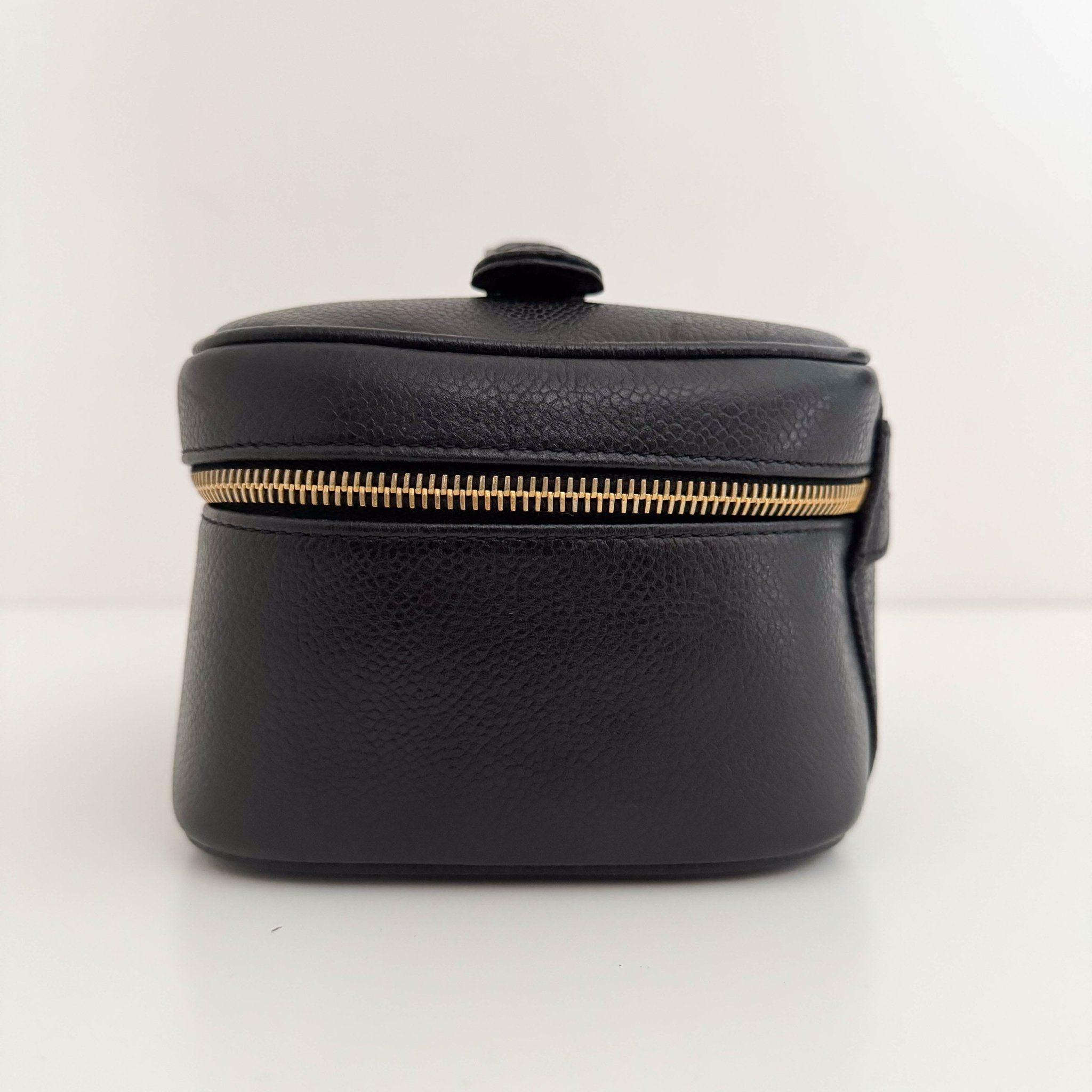 CHANEL Caviar CC Vanity Cosmetic Case Black, in , Sold by HIVE PRELOVED - Handle Bags, ,