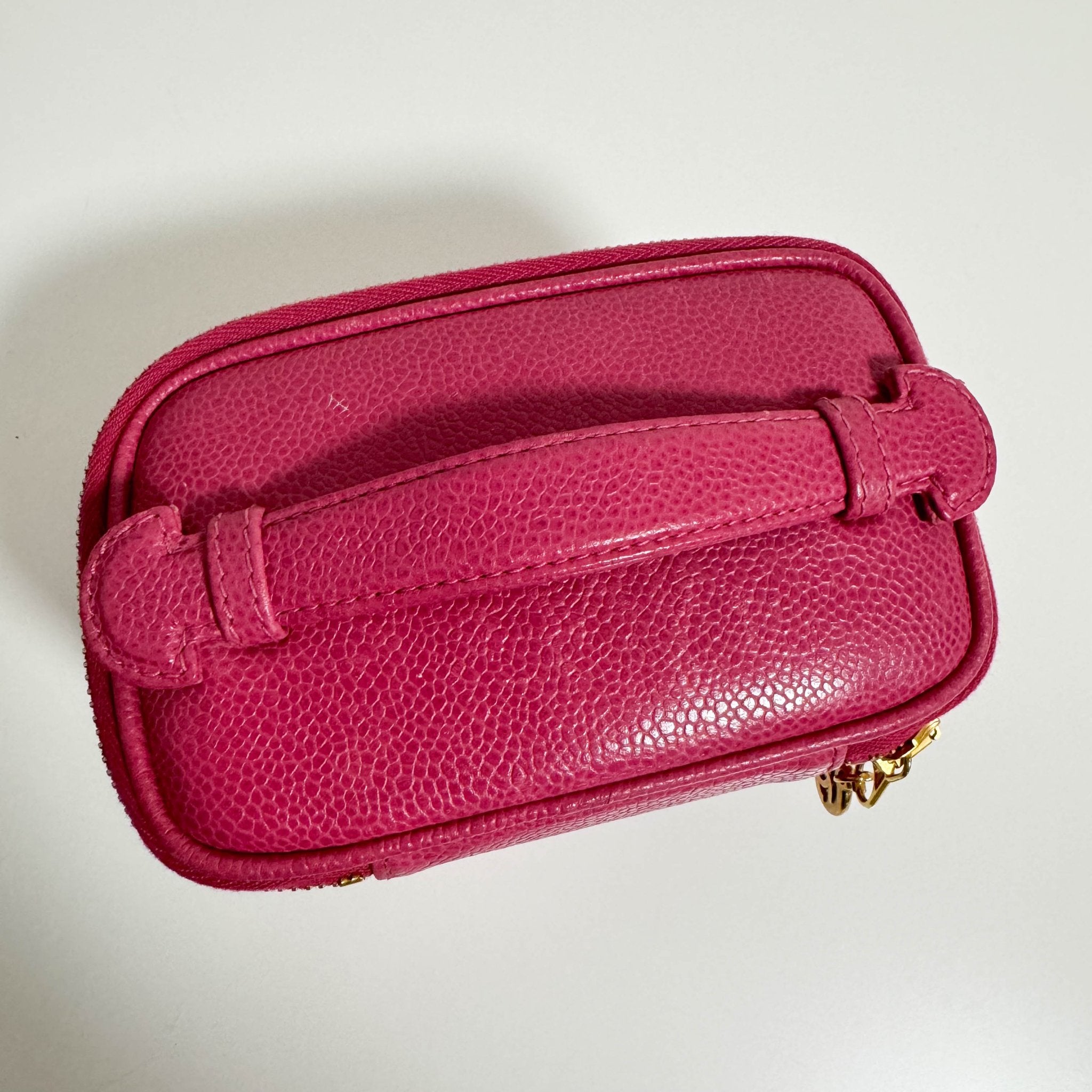 CHANEL Caviar Skin Mini Vanity Case Pink, in , Sold by HIVE PRELOVED - Handle Bags, ,