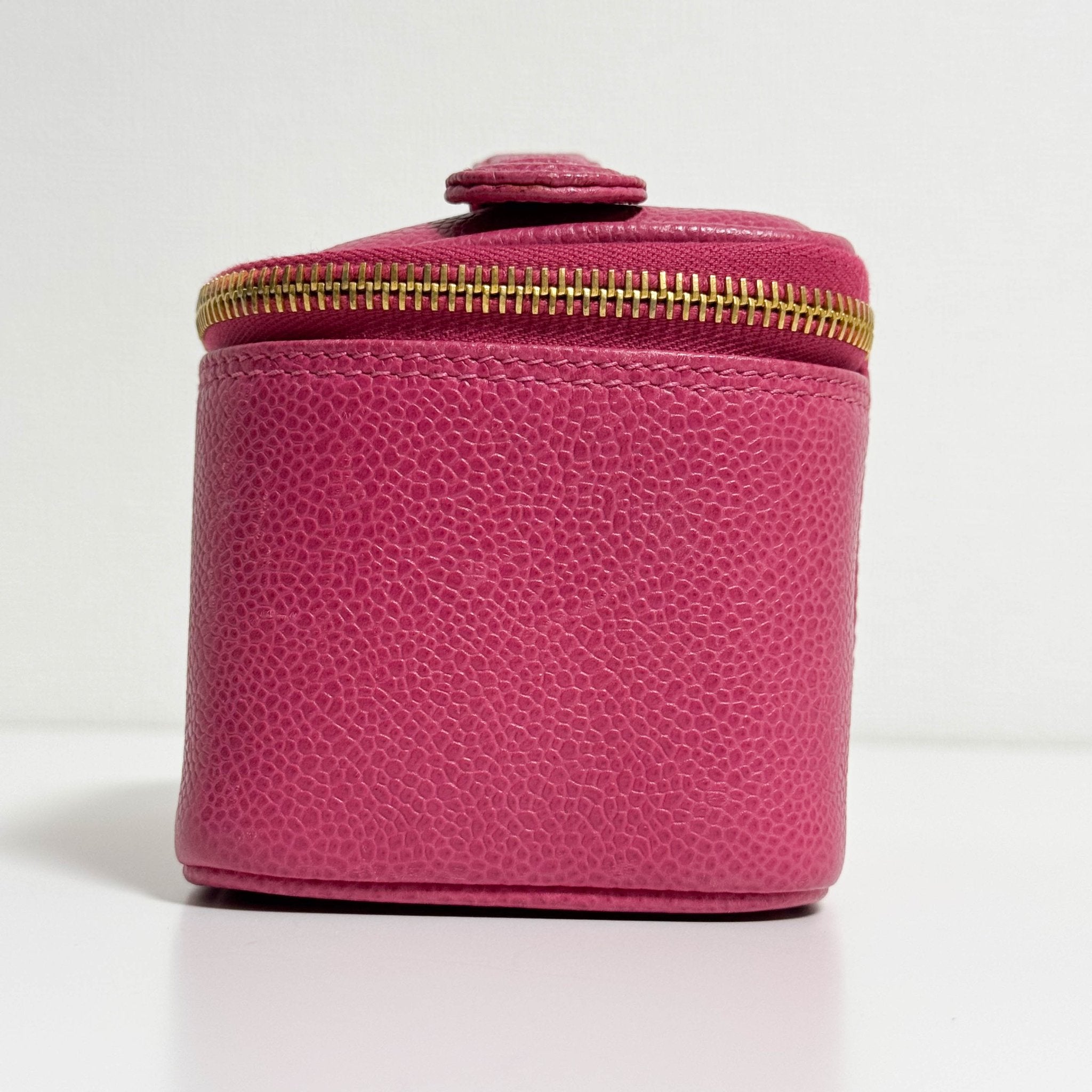 CHANEL Caviar Skin Mini Vanity Case Pink, in , Sold by HIVE PRELOVED - Handle Bags, ,