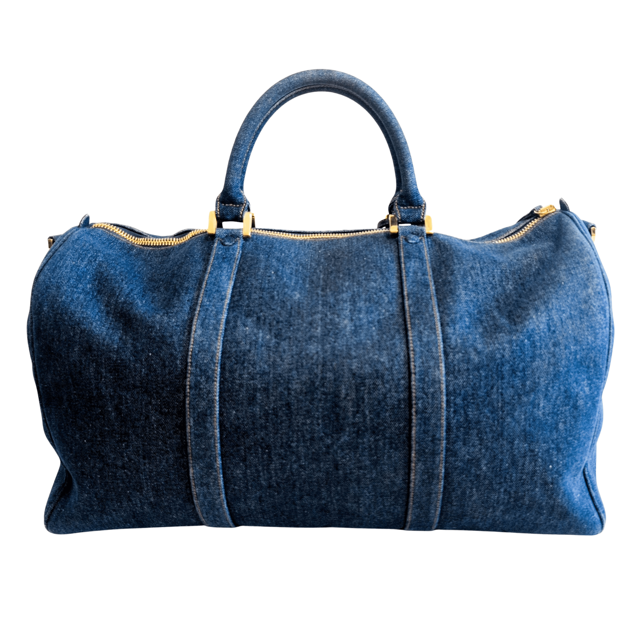 CHANEL CC Denim Boston Bag, in , Sold by HIVE PRELOVED - Travel bags, ,