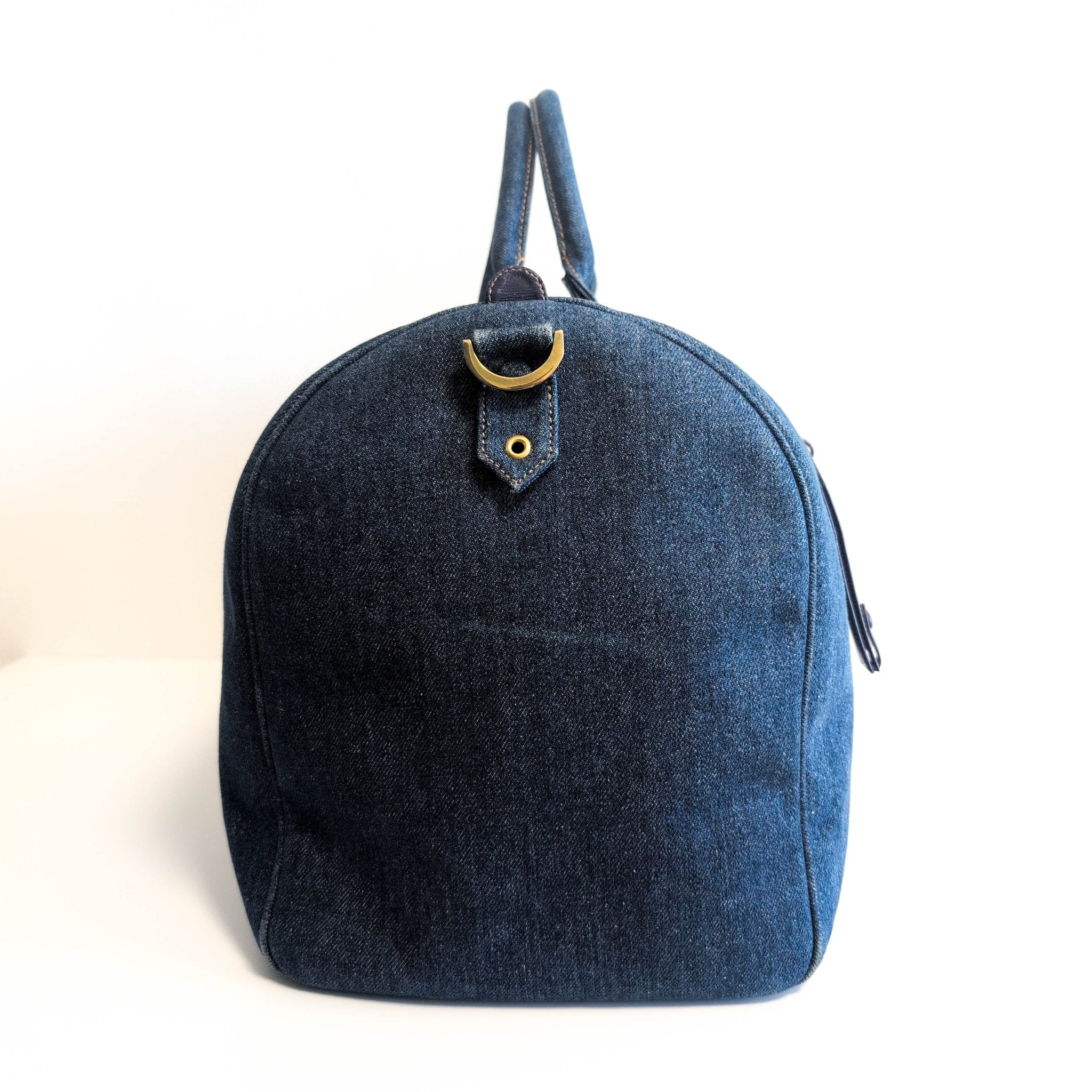 CHANEL CC Denim Boston Bag, in , Sold by HIVE PRELOVED - Travel bags, ,