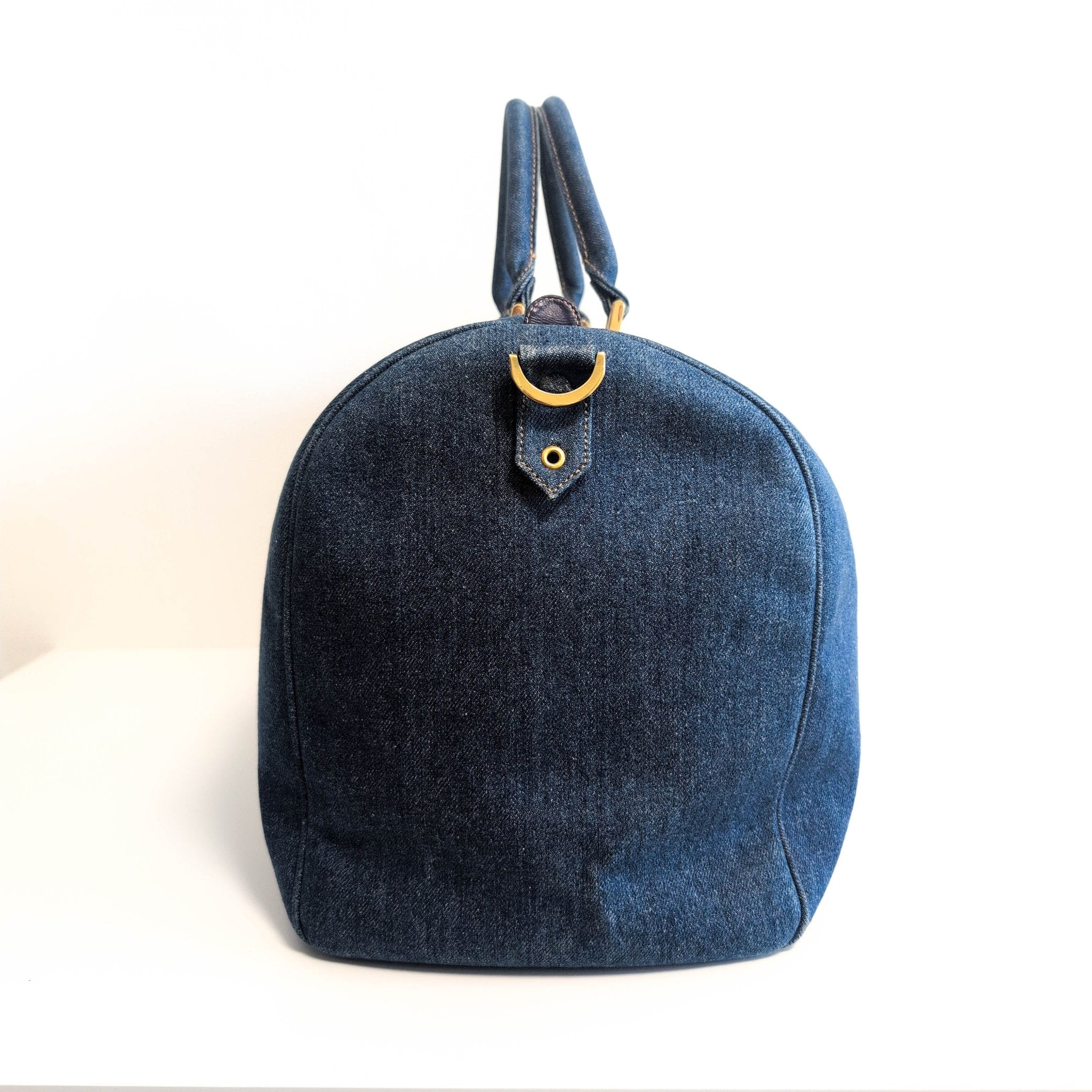 CHANEL CC Denim Boston Bag, in , Sold by HIVE PRELOVED - Travel bags, ,