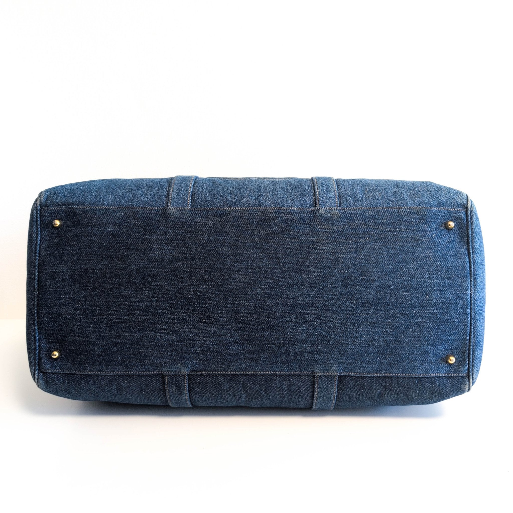 CHANEL CC Denim Boston Bag, in , Sold by HIVE PRELOVED - Travel bags, ,