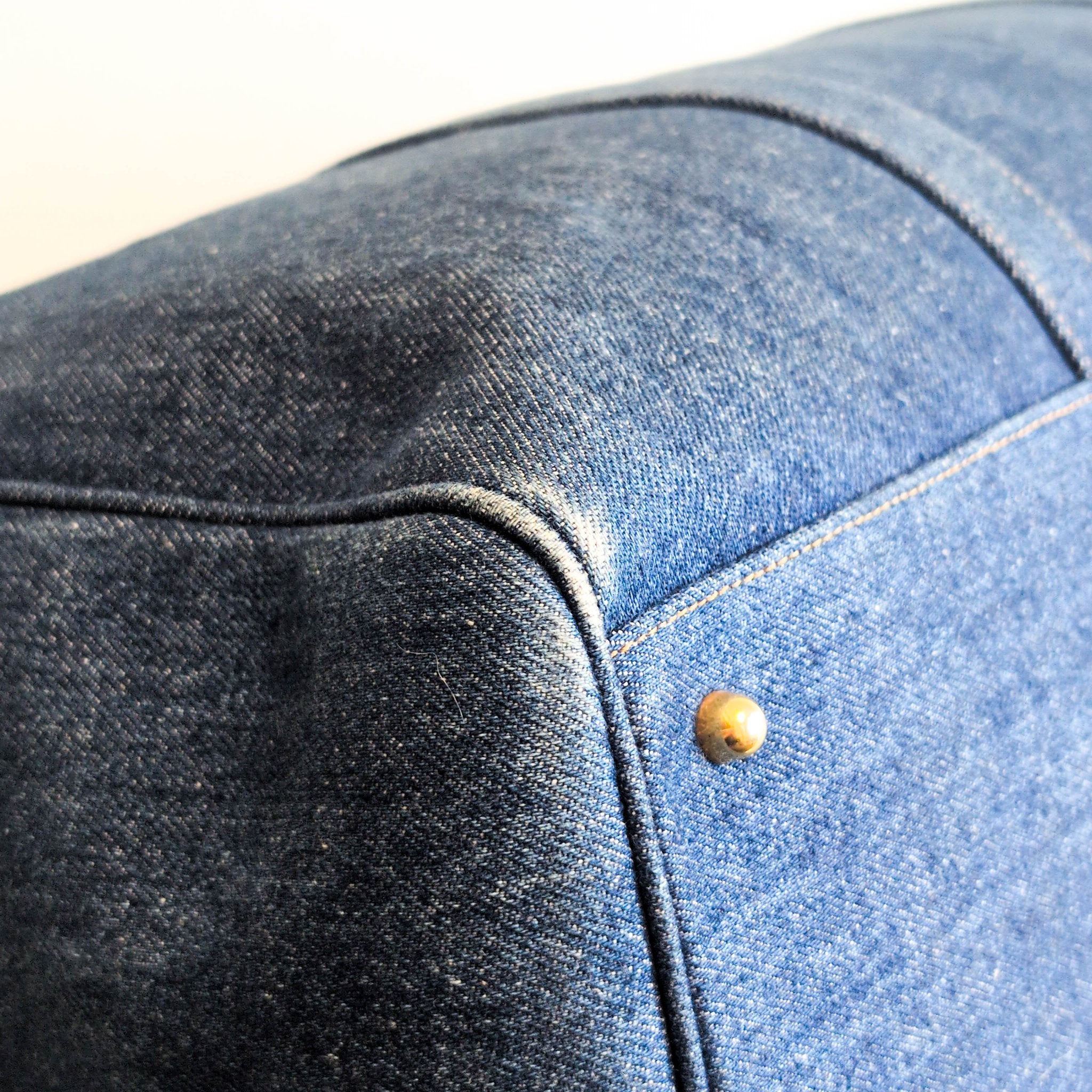 CHANEL CC Denim Boston Bag, in , Sold by HIVE PRELOVED - Travel bags, ,