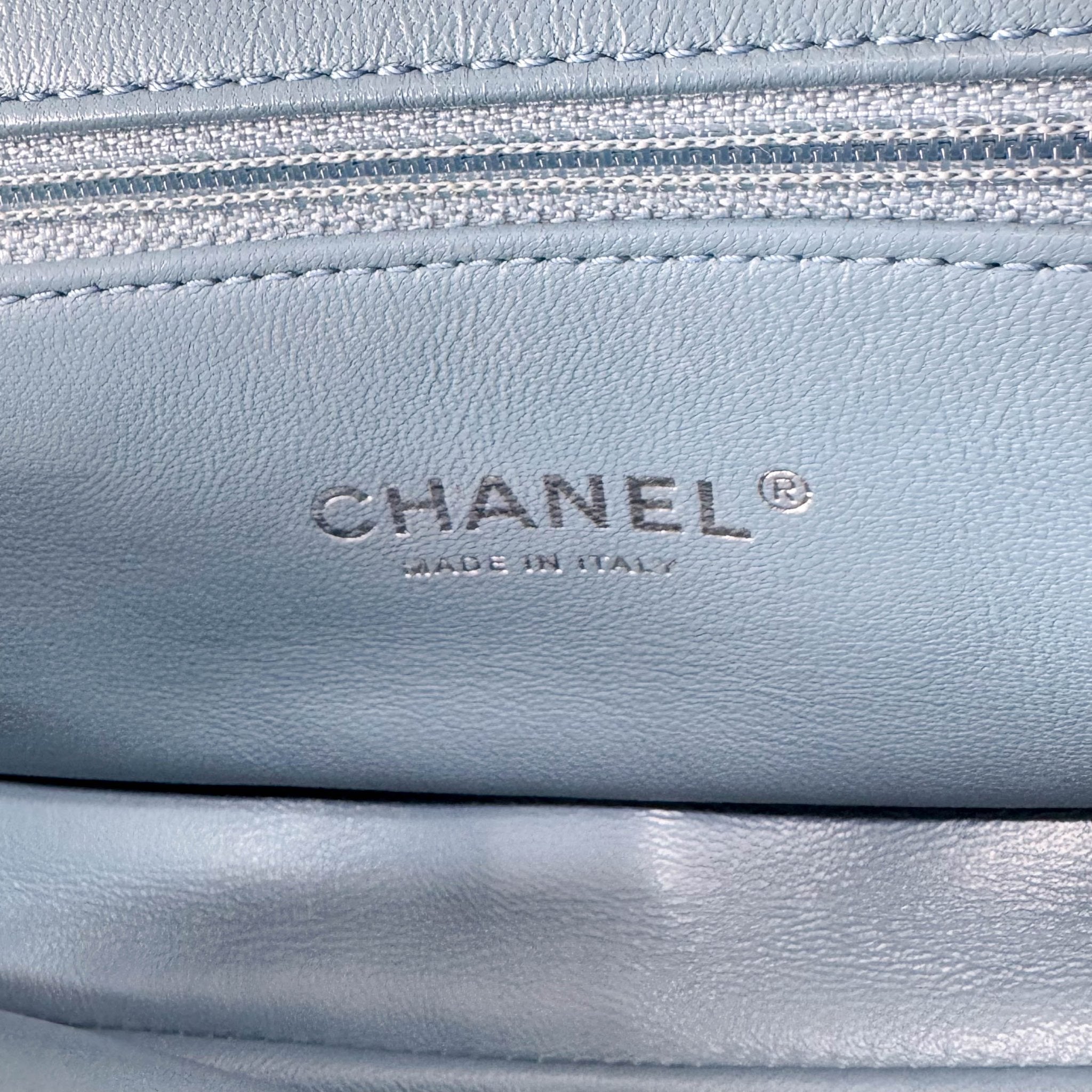 CHANEL CC Flap Waterfall Sequin Blue Double Chain Shoulder Bag, in , Sold by HIVE PRELOVED - Shoulder Bags, ,