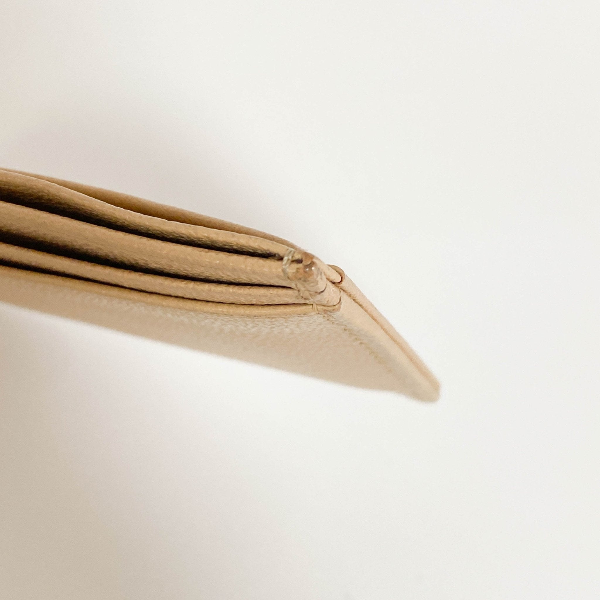 CHANEL CC Logo Beige Leather Card Holder Case, in , Sold by HIVE PRELOVED - Card Holder, ,