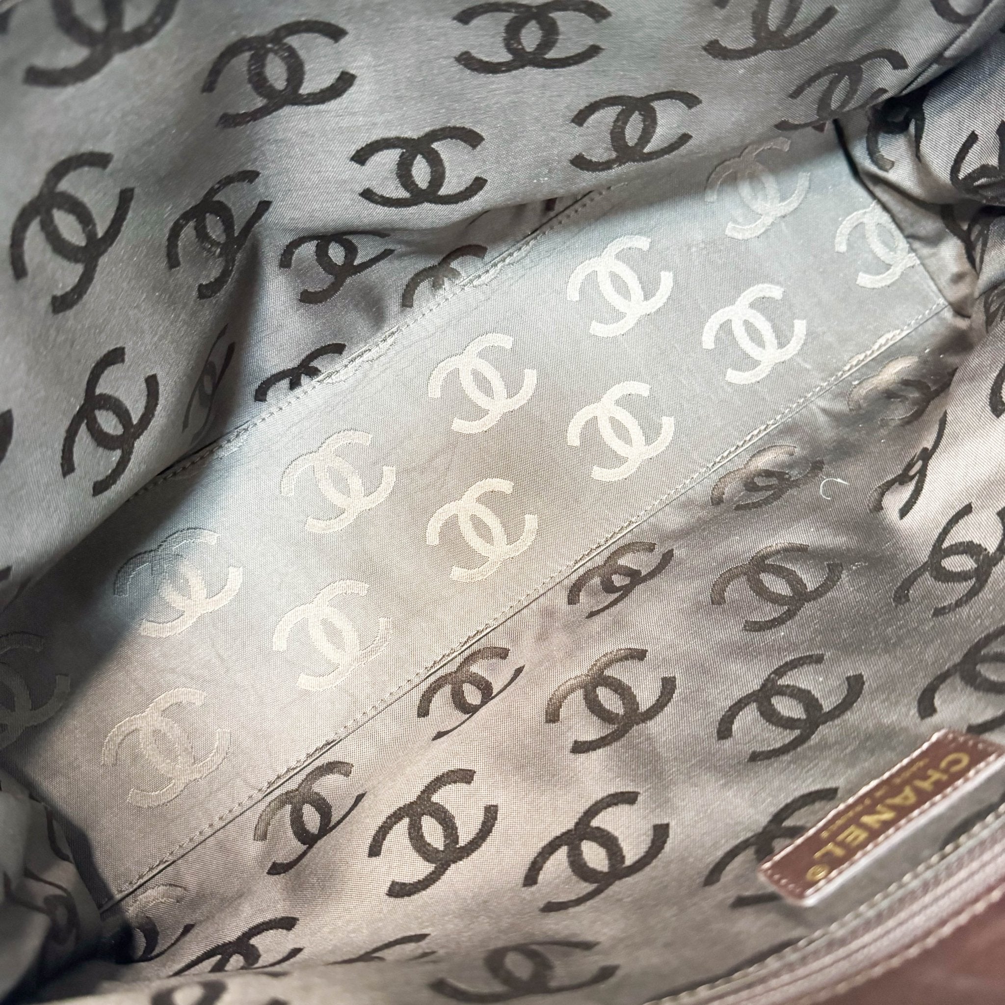 CHANEL CC Quilted Coated Raffia Brown Chain Tote Bag, in , Sold by HIVE PRELOVED - Totes, ,