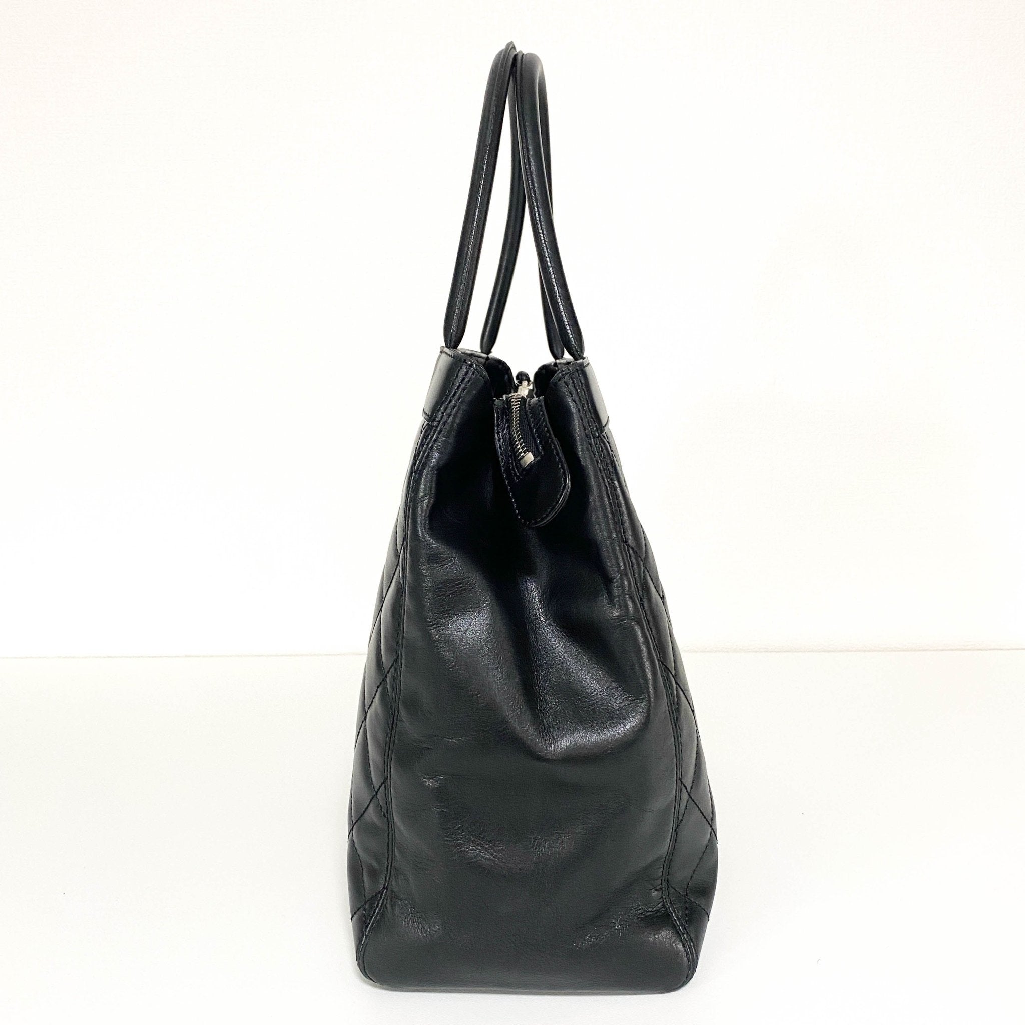 CHANEL CC Silver Hardware Quilted Tote, in , Sold by HIVE PRELOVED - Totes, ,