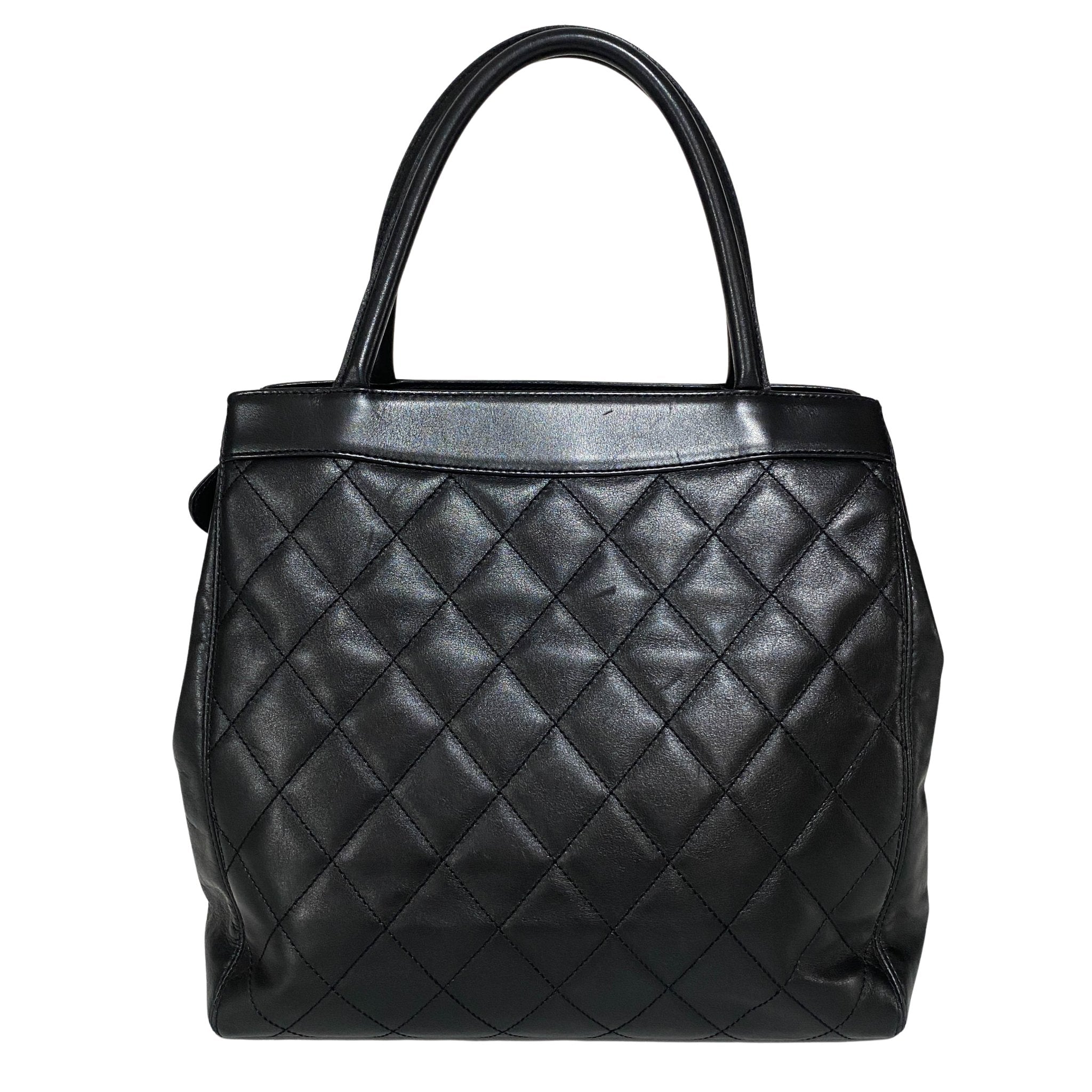 CHANEL CC Silver Hardware Quilted Tote, in , Sold by HIVE PRELOVED - Totes, ,