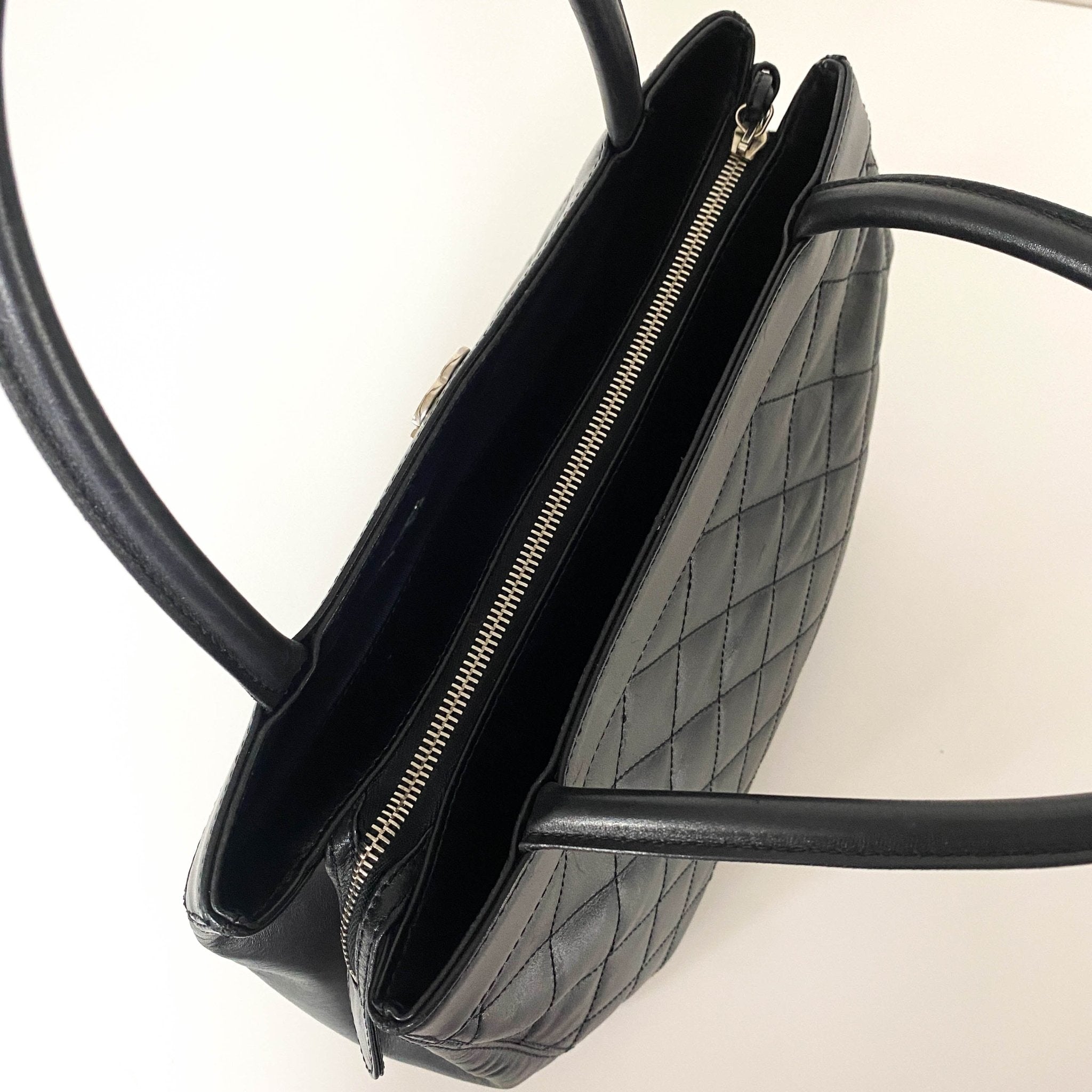 CHANEL CC Silver Hardware Quilted Tote, in , Sold by HIVE PRELOVED - Totes, ,