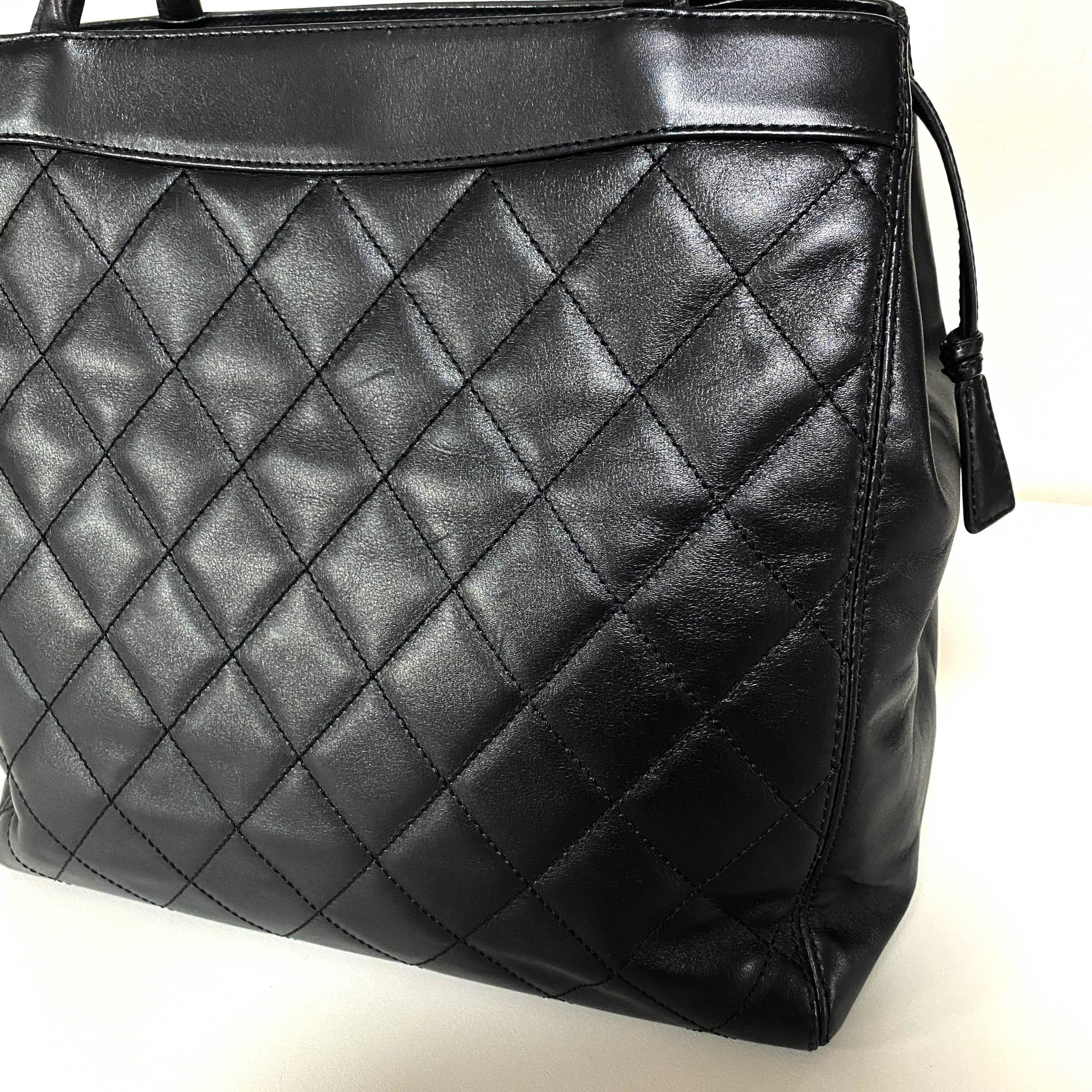 CHANEL CC Silver Hardware Quilted Tote, in , Sold by HIVE PRELOVED - Totes, ,