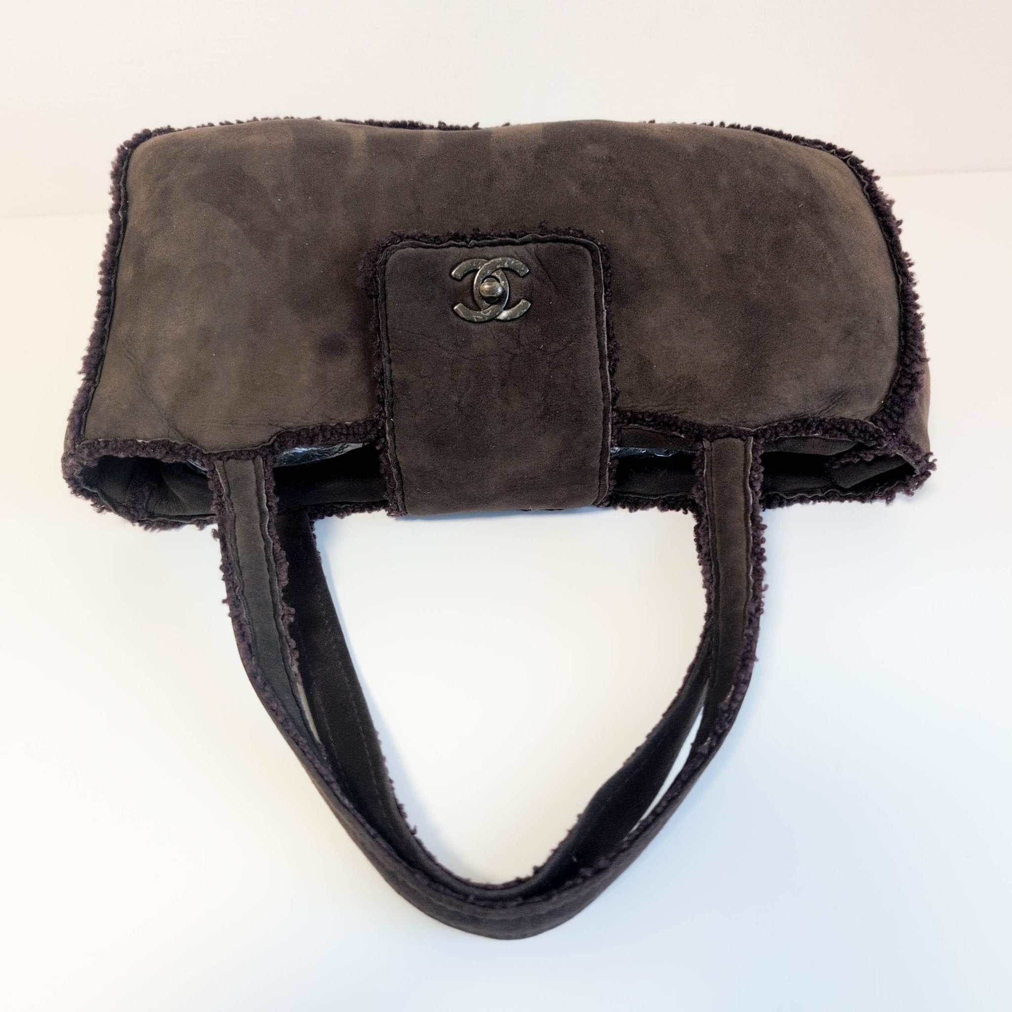 CHANEL CC Turnlock Brown Mouton Tote Bag, in , Sold by HIVE PRELOVED - Totes, ,