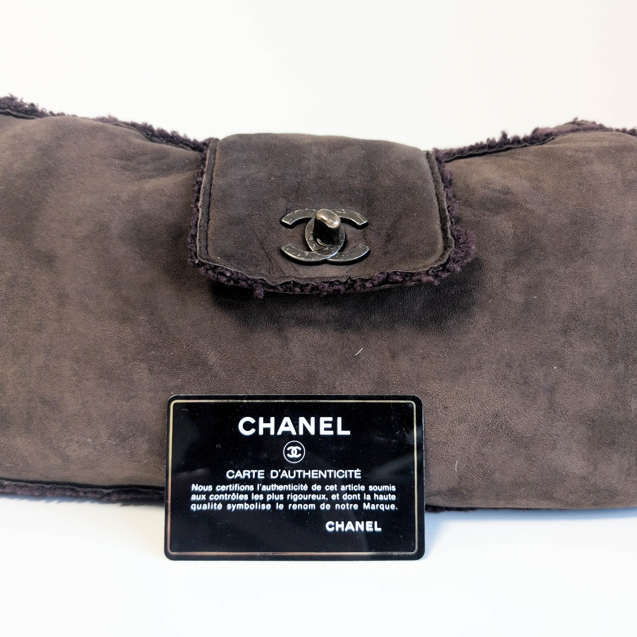 CHANEL CC Turnlock Brown Mouton Tote Bag, in , Sold by HIVE PRELOVED - Totes, ,