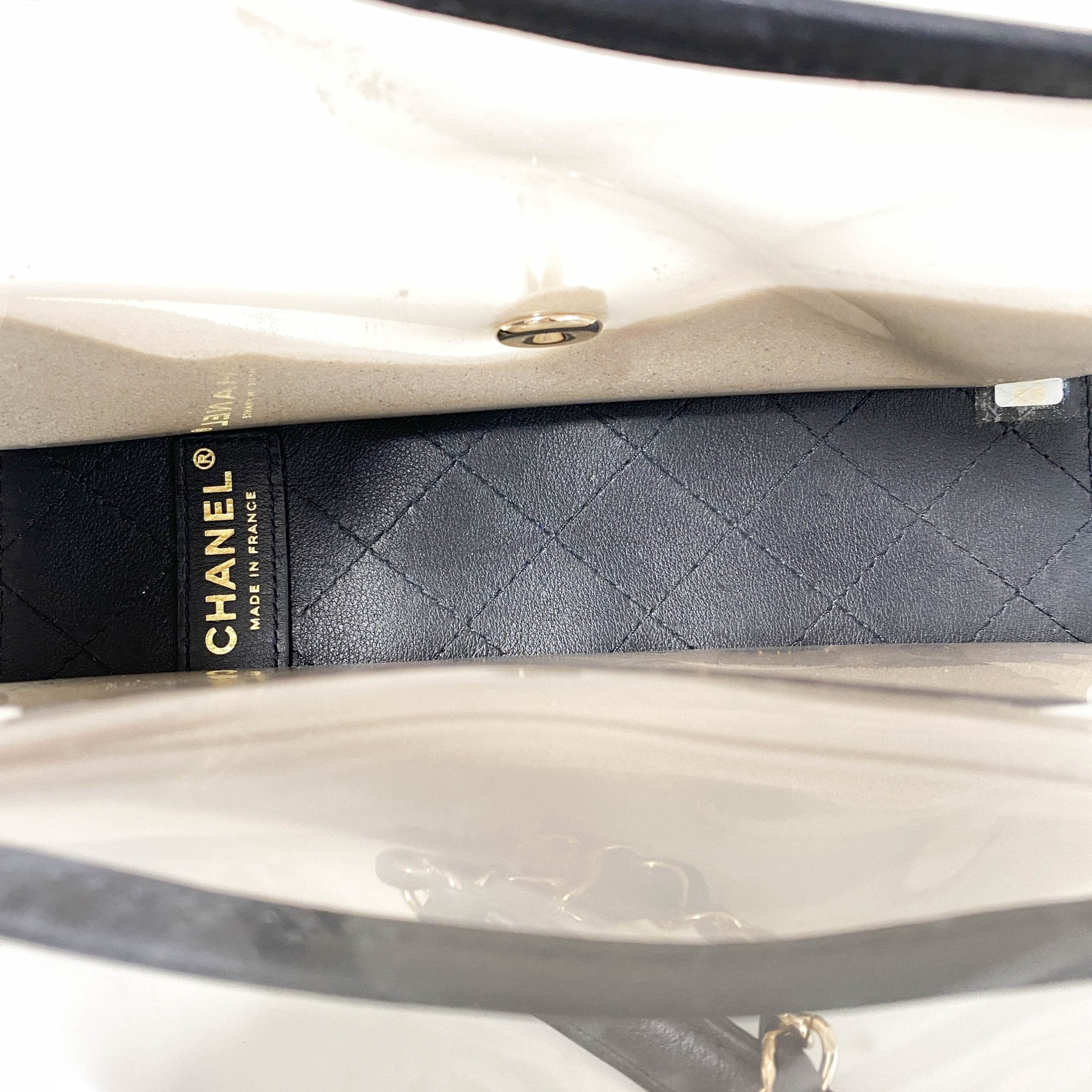 CHANEL Chanel Lambskin PVC Sand By The Sea Flap Bag With Pearl Strap, in , Sold by HIVE PRELOVED - Shoulder Bags, ,