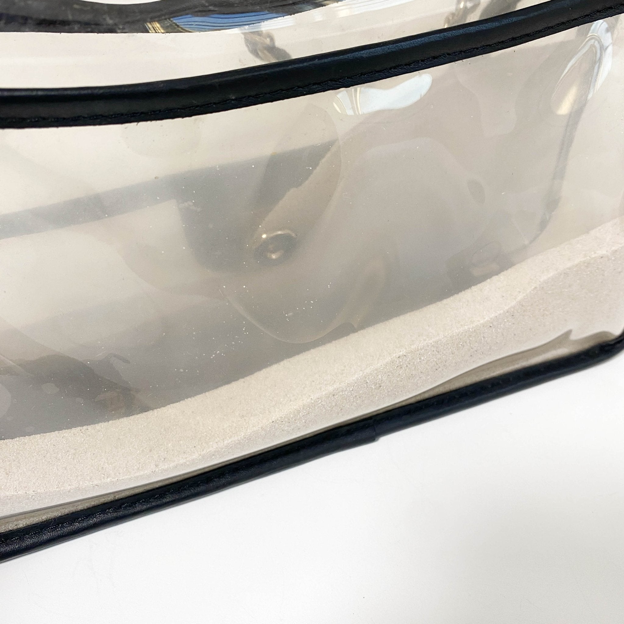 CHANEL Chanel Lambskin PVC Sand By The Sea Flap Bag With Pearl Strap, in , Sold by HIVE PRELOVED - Shoulder Bags, ,