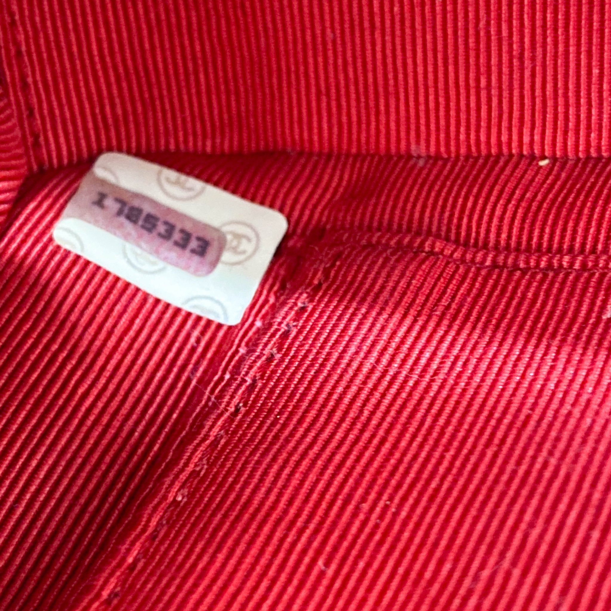 CHANEL Chevron Black Cotton Gold Bijou Chain Shoulder Bag, in , Sold by HIVE PRELOVED - Shoulder Bags, ,