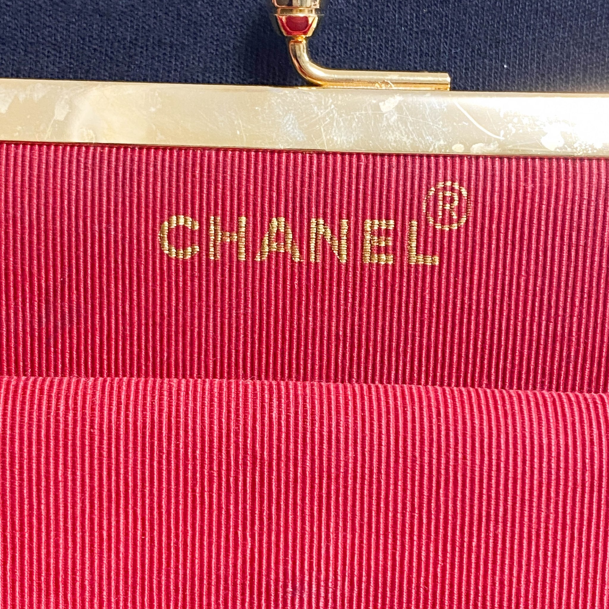 CHANEL Chevron Black Cotton Gold Bijou Chain Shoulder Bag, in , Sold by HIVE PRELOVED - Shoulder Bags, ,