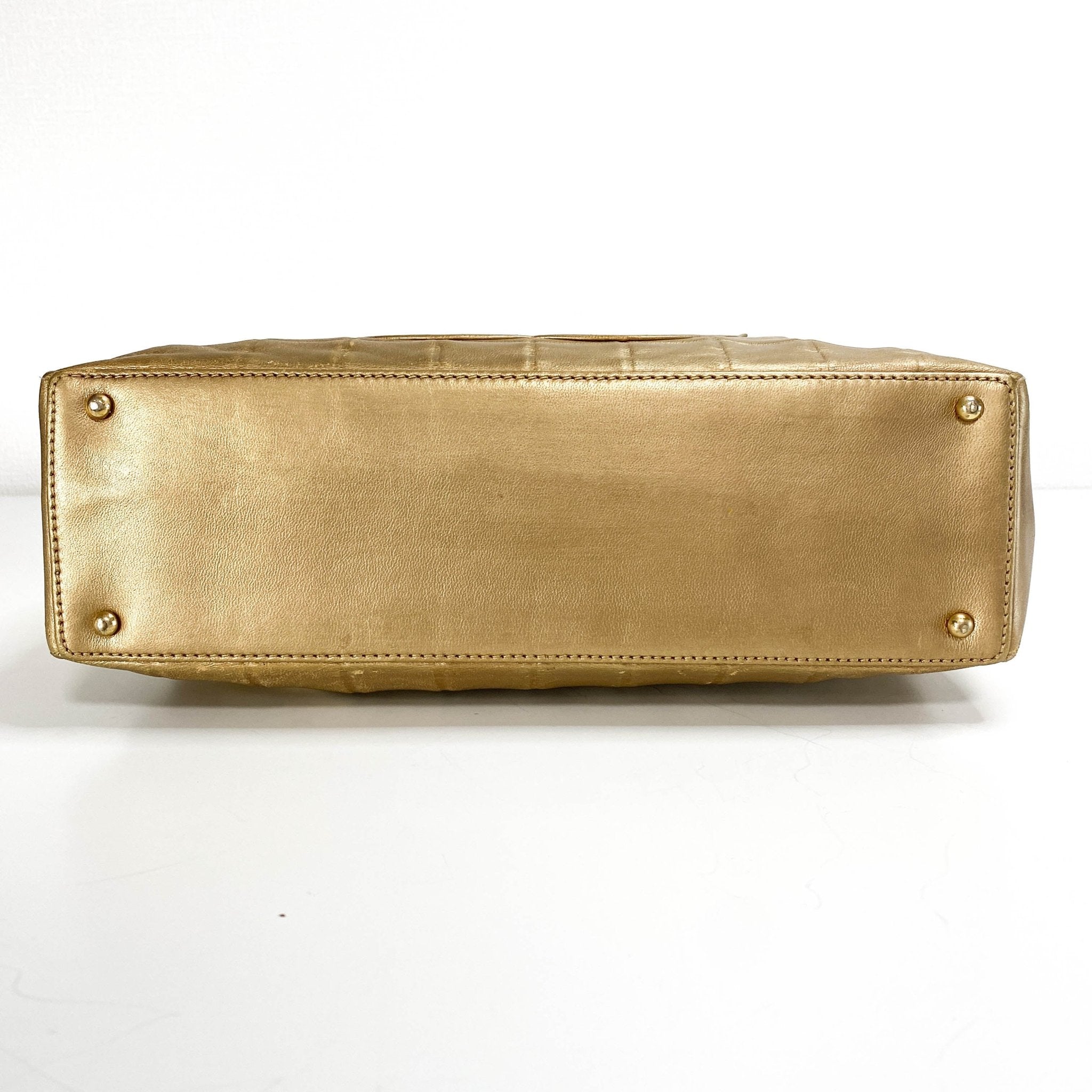 CHANEL Chocolate Bar Metal Gold Lambskin Shoulder Bag, in , Sold by HIVE PRELOVED - Shoulder Bags, ,