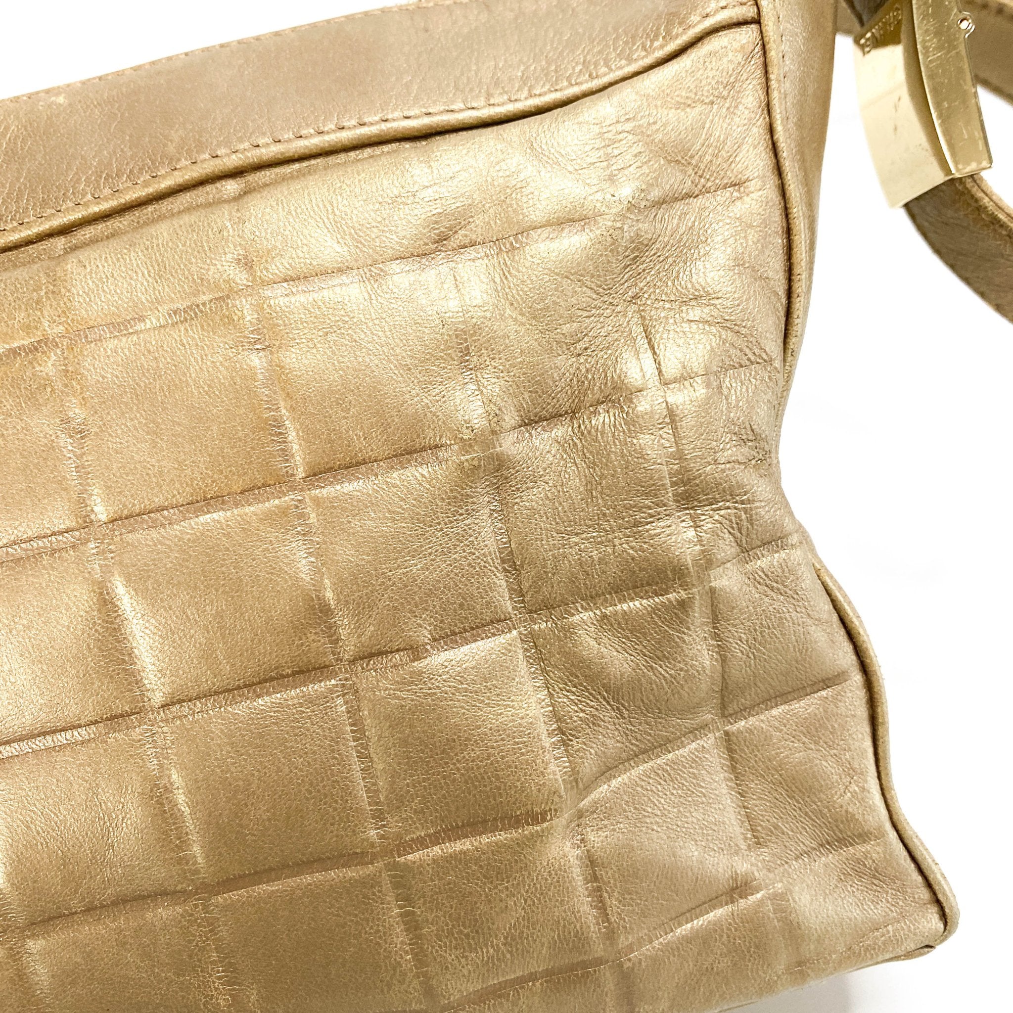 CHANEL Chocolate Bar Metal Gold Lambskin Shoulder Bag, in , Sold by HIVE PRELOVED - Shoulder Bags, ,