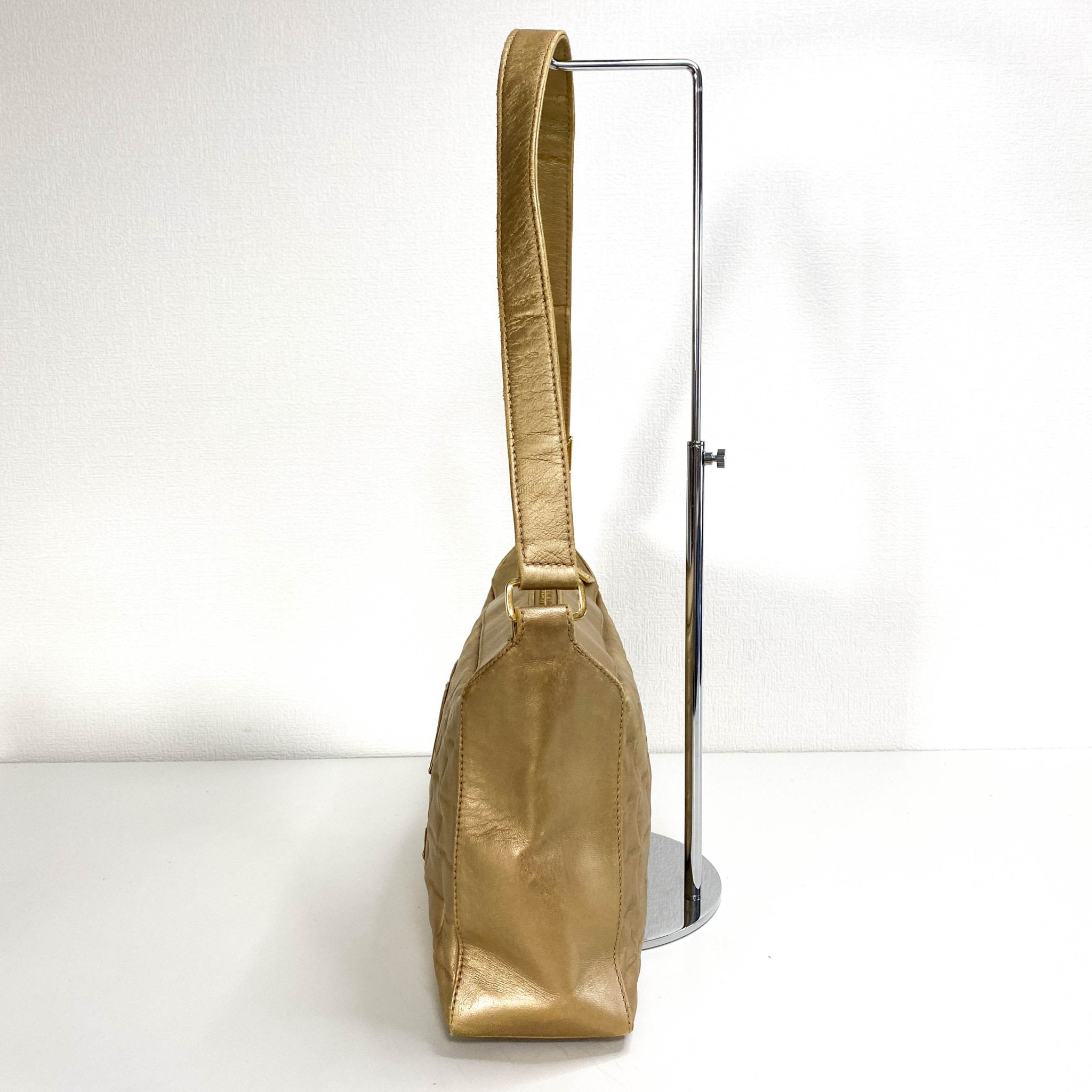 CHANEL Chocolate Bar Metal Gold Lambskin Shoulder Bag, in , Sold by HIVE PRELOVED - Shoulder Bags, ,