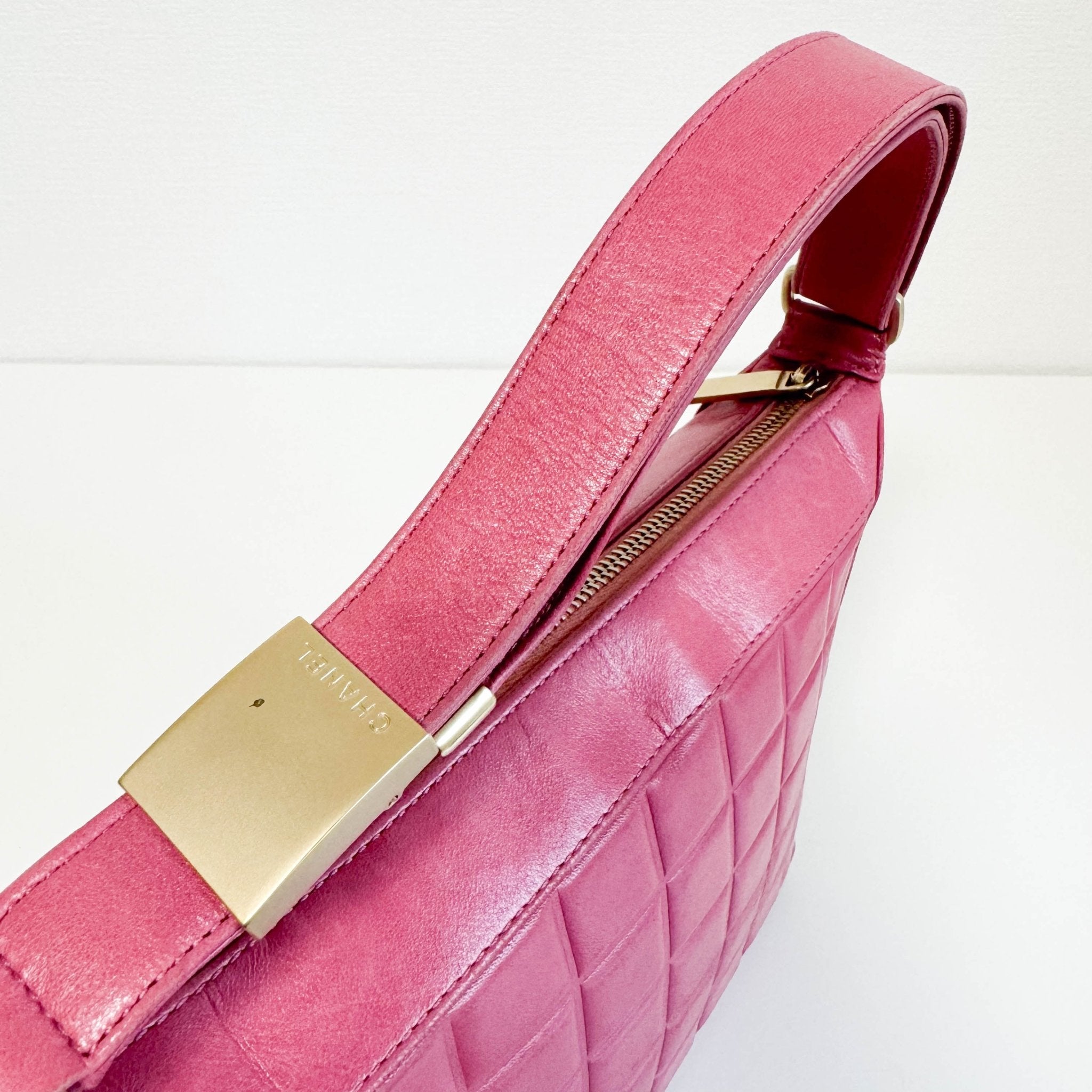CHANEL Chocolate Bar Pink Lamb Leather Shoulder Bag, in , Sold by HIVE PRELOVED - Shoulder Bags, ,