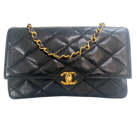 CHANEL Classic Flap CC Turnlock Lambskin Leather Shoulder Bag, in , Sold by HIVE PRELOVED - Shoulder Bags, ,